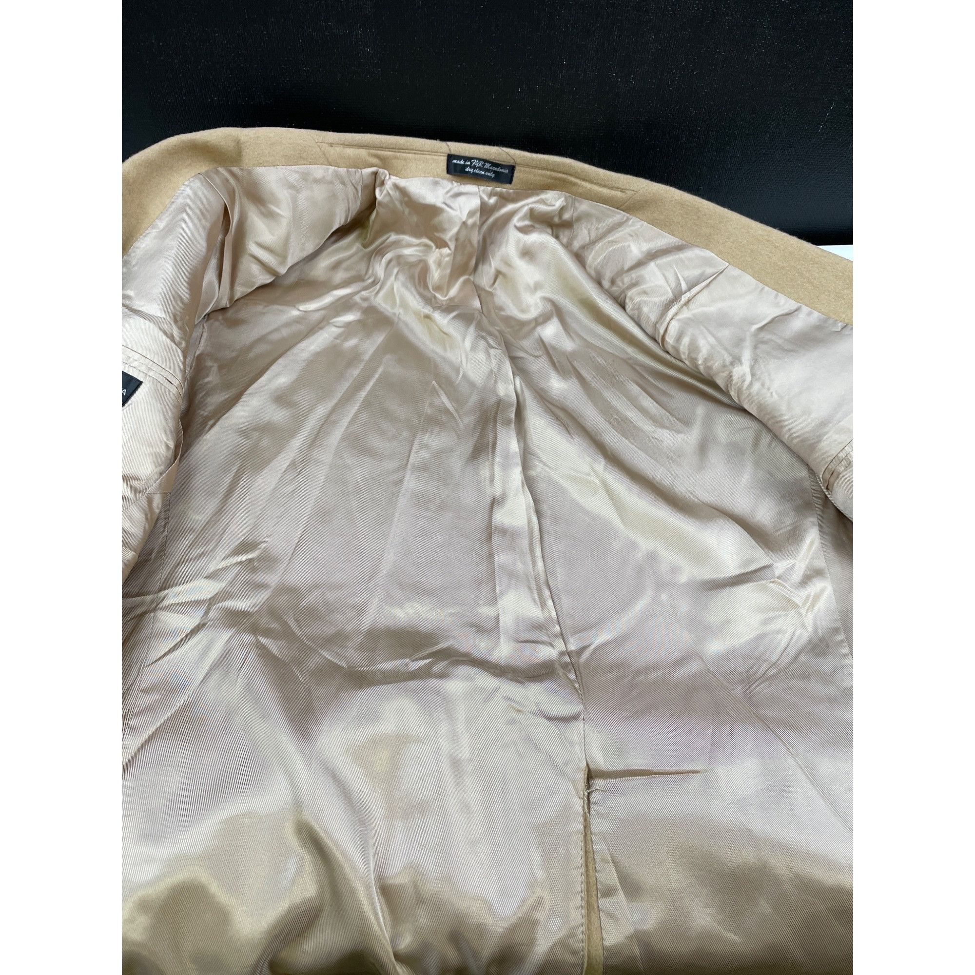 Andrew Fezza Andrew Fezza Men's Beige Sports Coat/Camel Hair Blazer Size Size 44L - 9 Thumbnail
