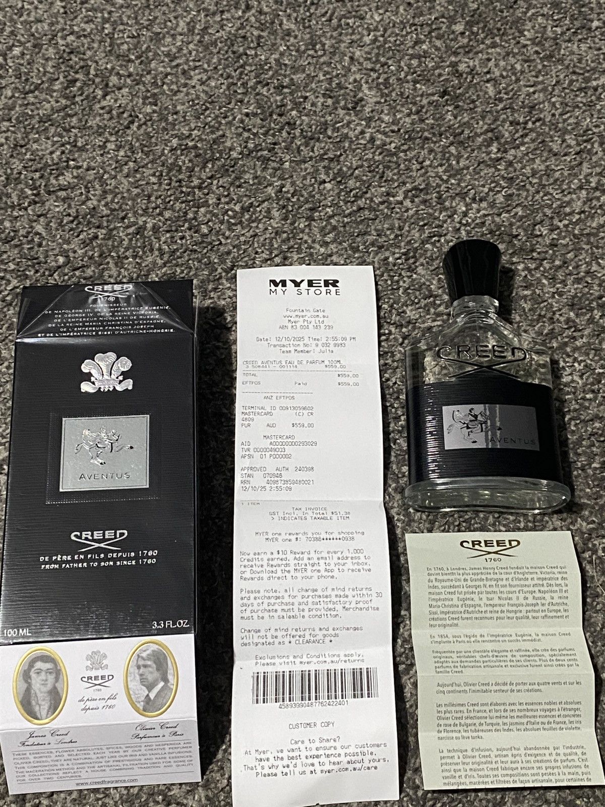 Creed Aventus creed eau de parfum Size ONE SIZE - 1 Thumbnail