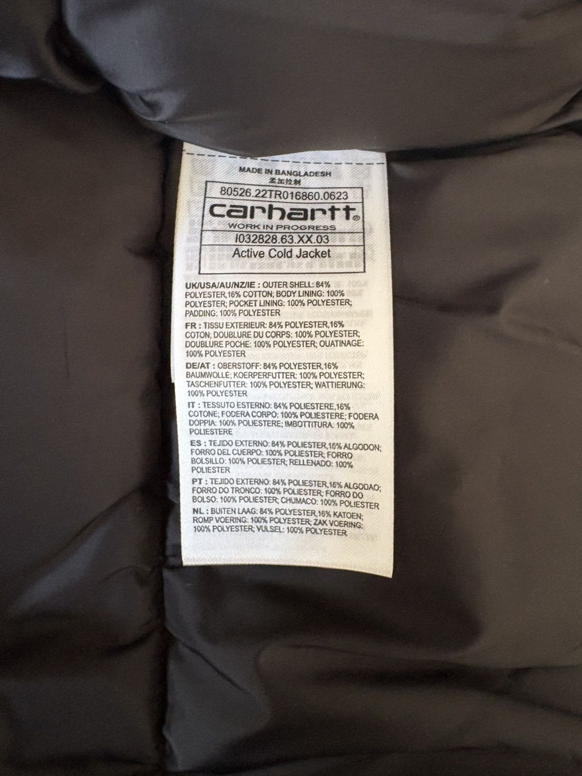 Carhartt Wip Carhartt WIP Active Cold Jacket – Cypress / Size L Size US L / EU 52-54 / 3 - 6 Thumbnail