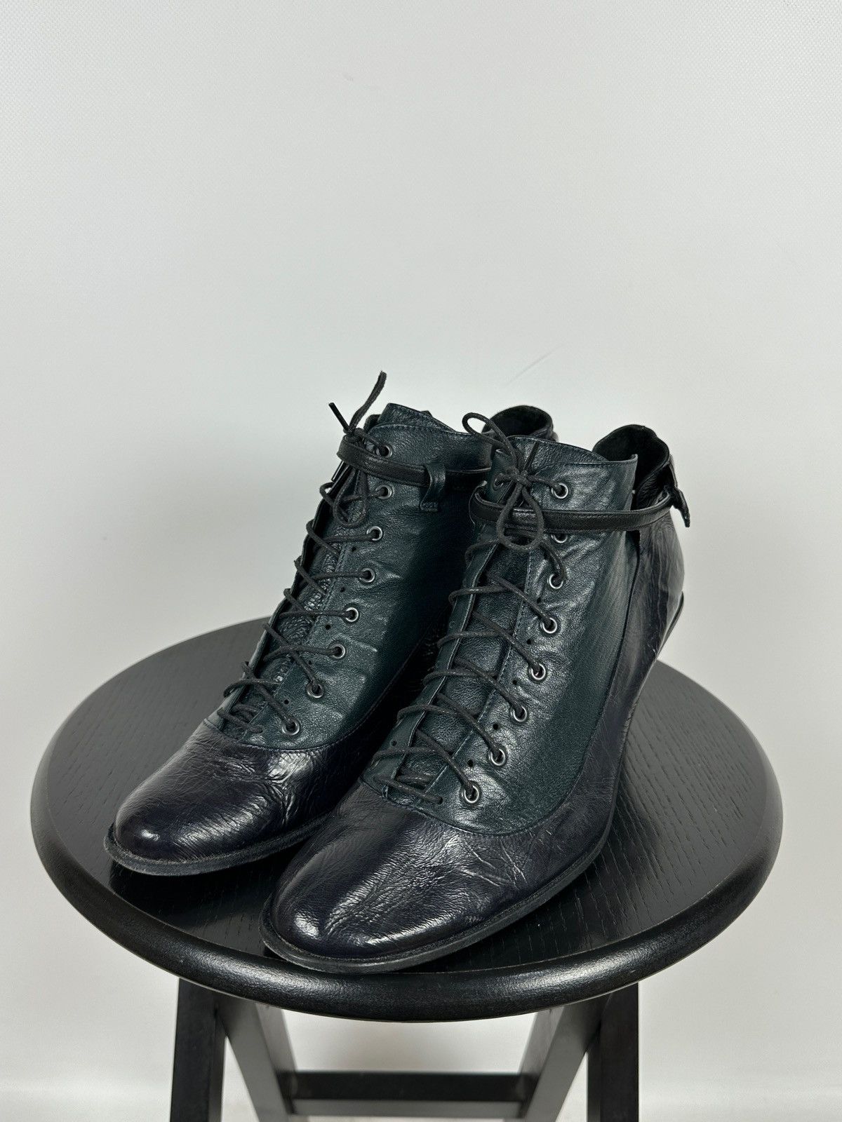 Marithe + Francois Girbaud Vintage Marithe Francois Girbaud Lace Up Ankle Boots Size US 10 / IT 40 - 1 Thumbnail