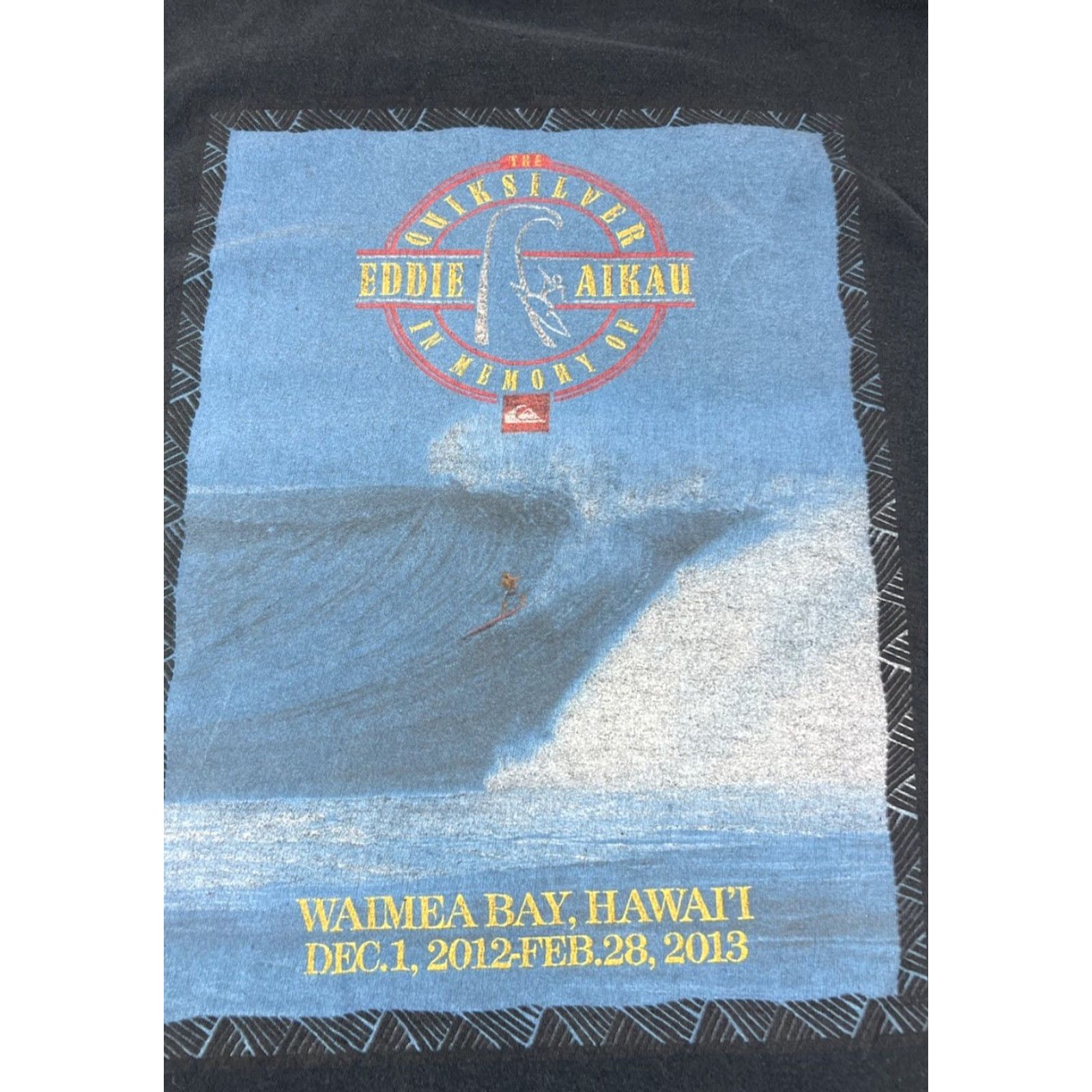 Quiksilver VINTAGE Quiksilver T-Shirt Eddie Aikau Memorial Y2K Surf Hawaii Gray M Mens 90s Beach Hawaiian Surfer Short Sleeve Shirt Size US M / EU 48-50 / 2 - 5 Thumbnail