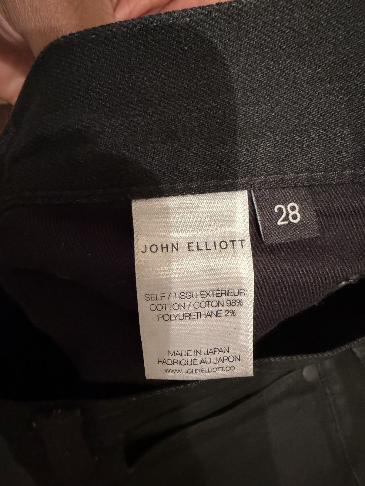 John Elliott John Elliott Cast 2 Rubber Denim Size US 28 / EU 44 - 4 Thumbnail