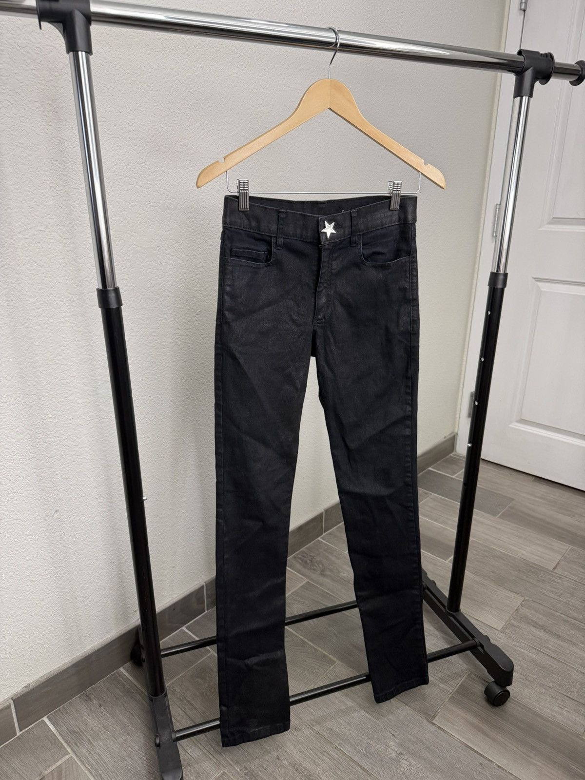 From Pure To You Black Waxed Denim
