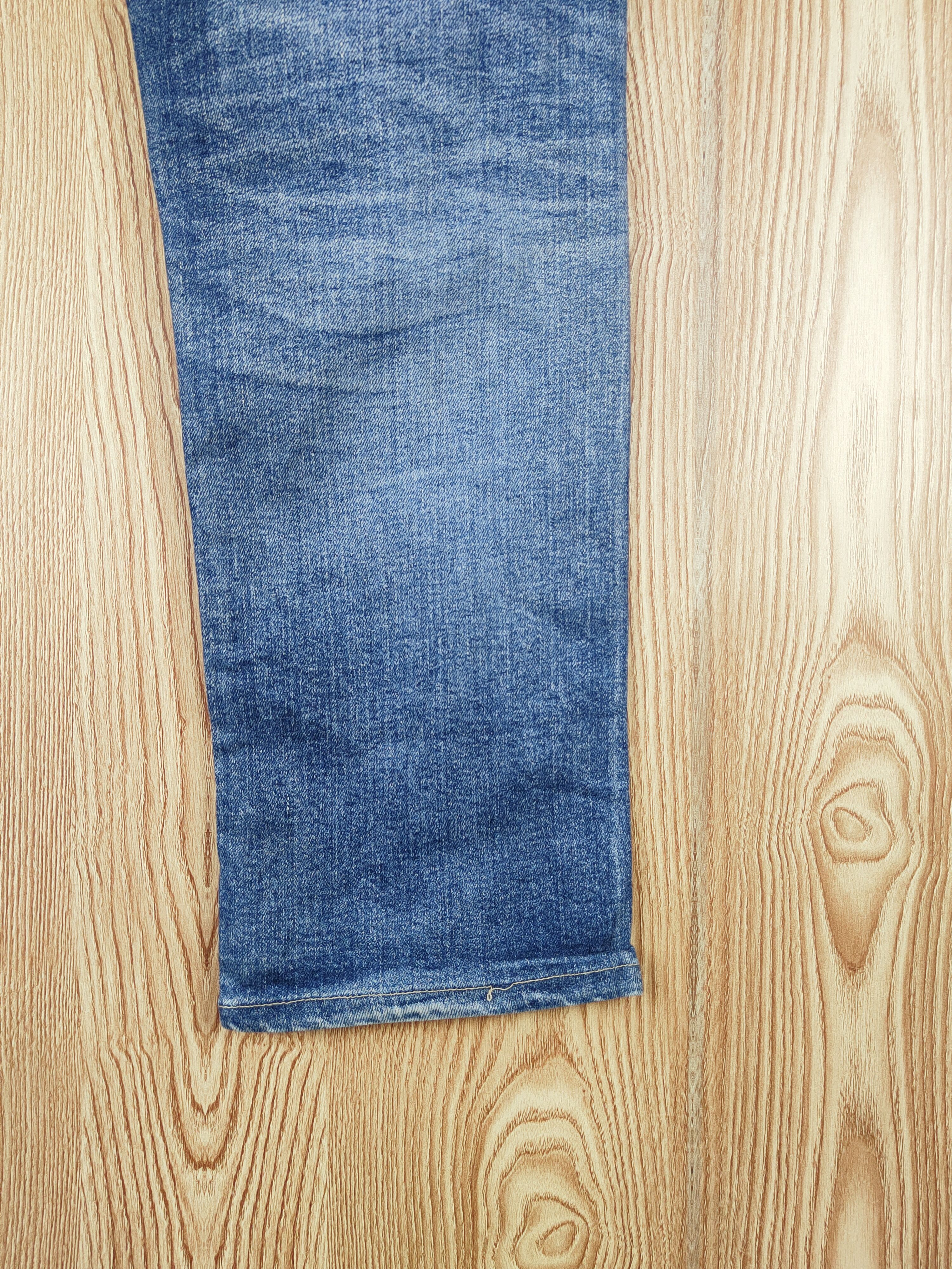 Edwin Edwin Blue Faded Distressed Ripped Jeans #S2737 Size US 33 - 13 Thumbnail
