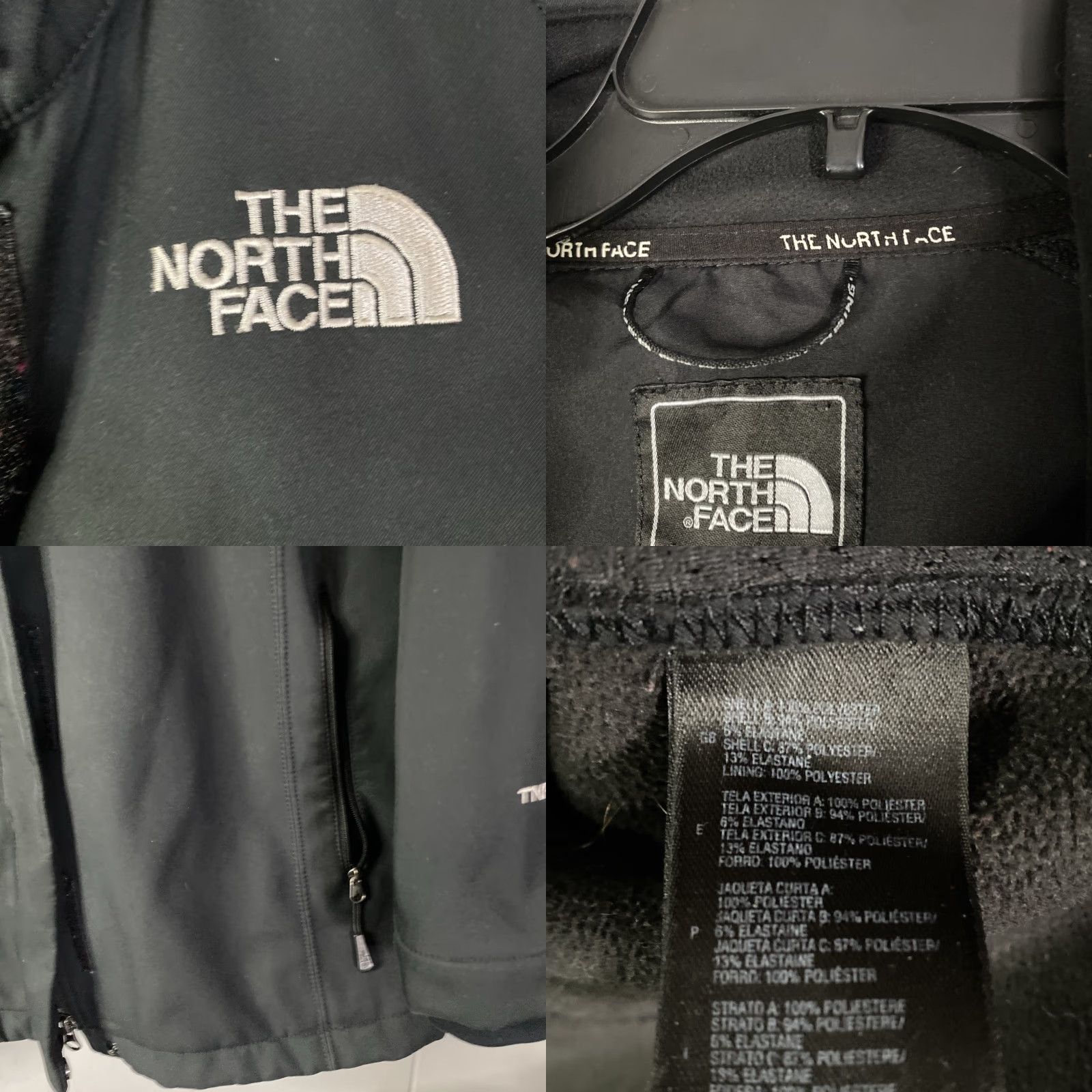 The North Face The North Face Jacket M Black Fleece Lined Softshell Outdoors Hiking Apex Camping Zip Pockets Logo Windbreaker Womens Size M / US 6-8 / IT 42-44 - 8 Thumbnail