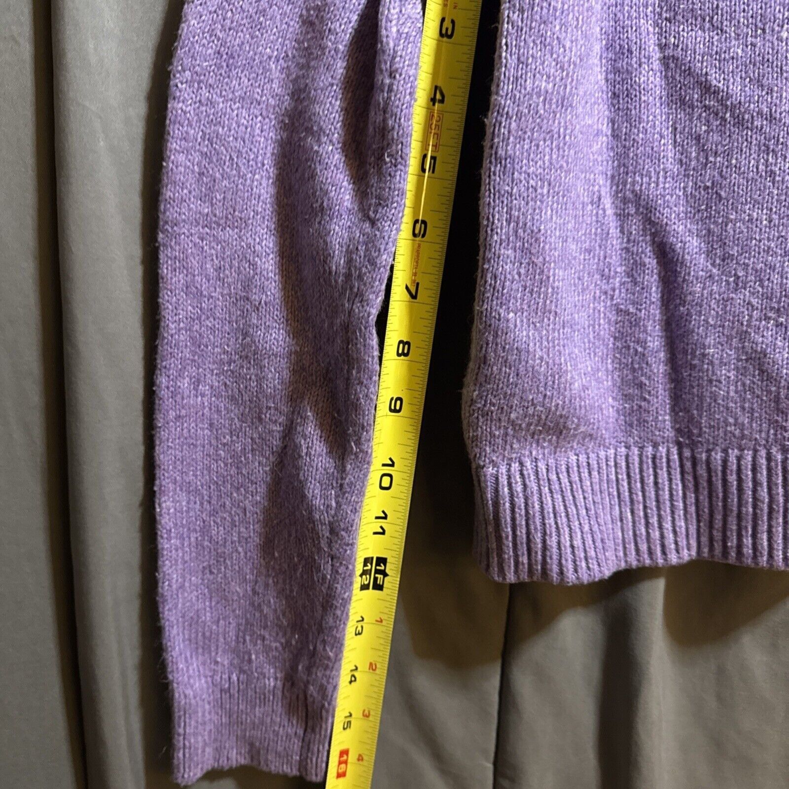 Banana Republic Banana Republic Sweater Womens S Purple SHRUNKEN Cotton Acry Size S / US 4 / IT 40 - 10 Thumbnail