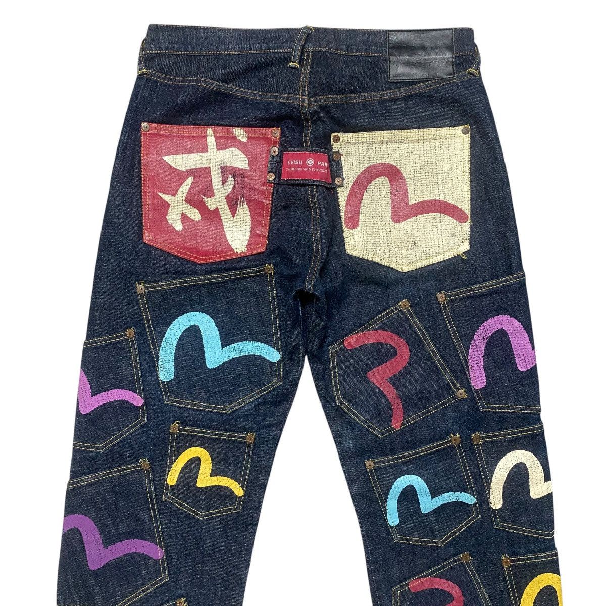 Evisu Evisu Paris Denim Multi Pocket Selvedge Jeans Size US 34 / EU 50 - 7 Thumbnail