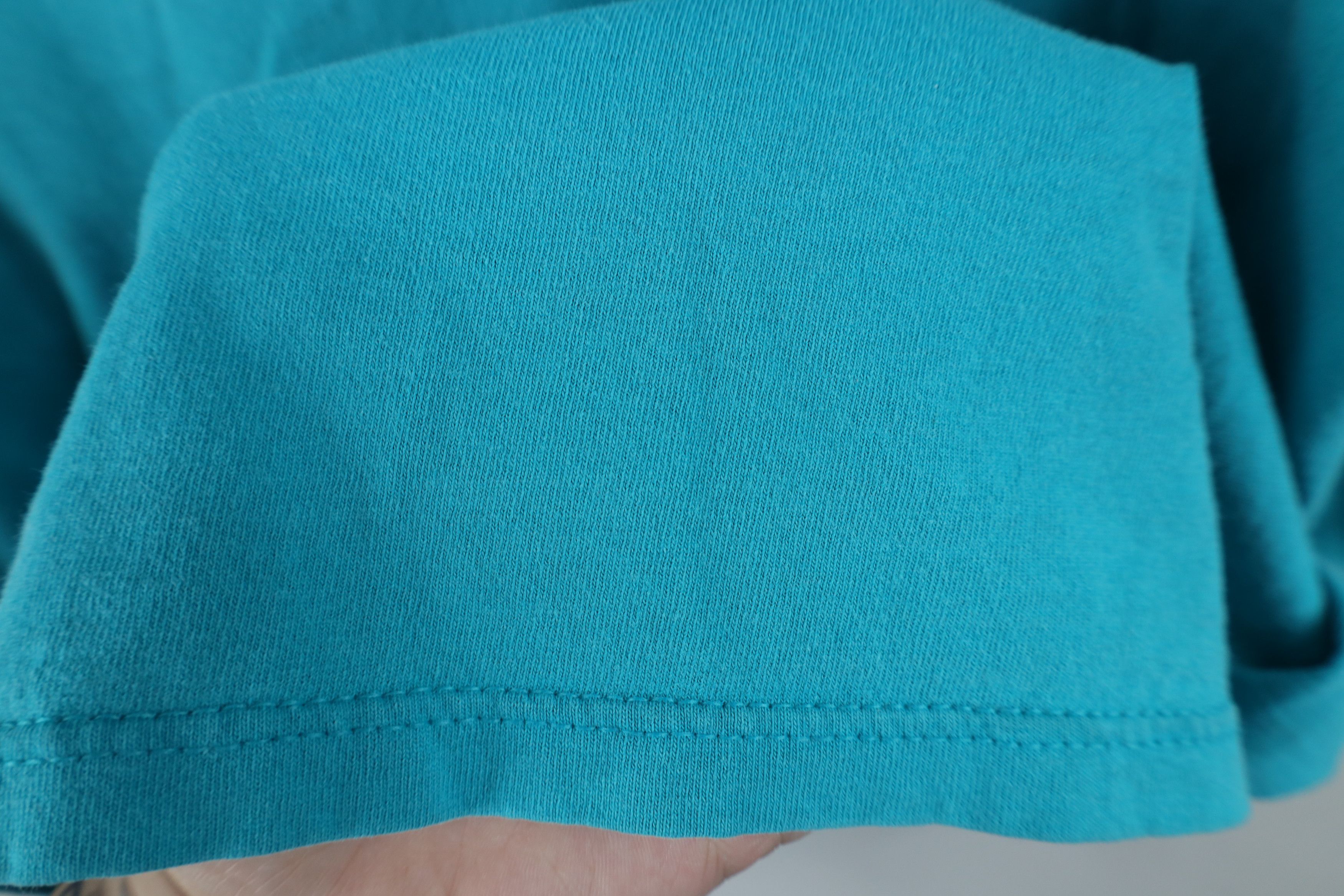 Russell Athletic Vintage 90s Russell Athletic Blank Cotton T-Shirt Blue USA Size US XL / EU 56 / 4 - 9 Thumbnail