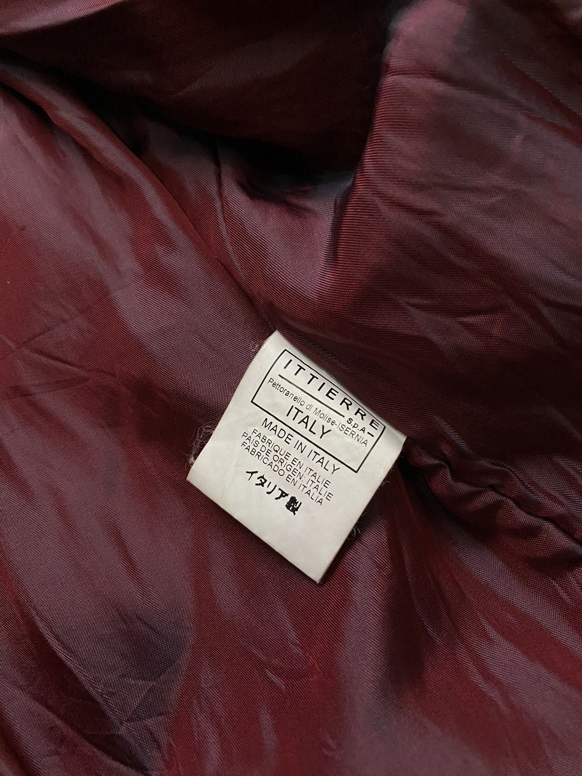 Versace × Vintage RARE Vintage leather jacket Versace back big logo Size US M / EU 48-50 / 2 - 18 Thumbnail