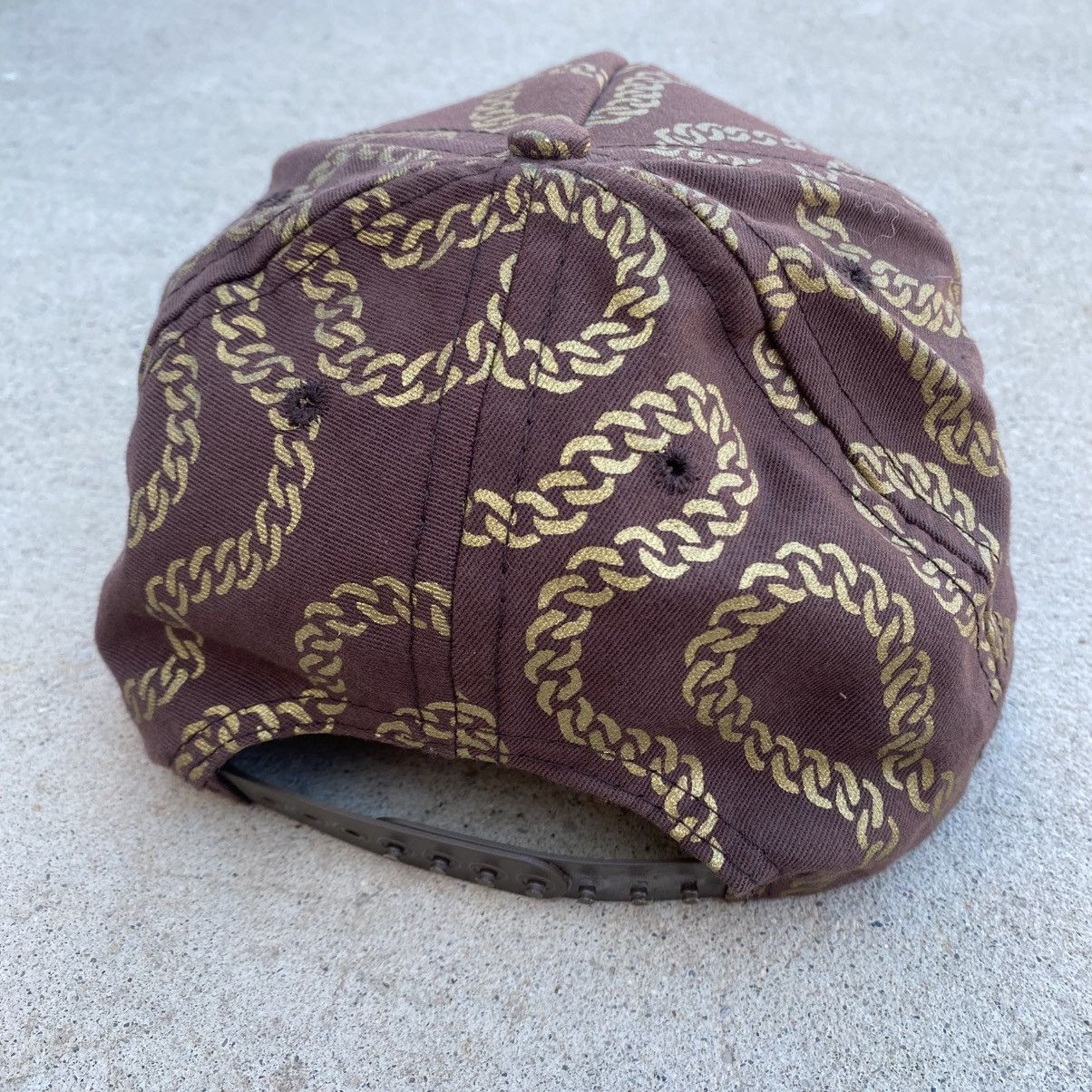 Supreme Vintage Supreme Cuban Link Hat Snapback Brown 2003 5-Panel Size ONE SIZE - 3 Thumbnail
