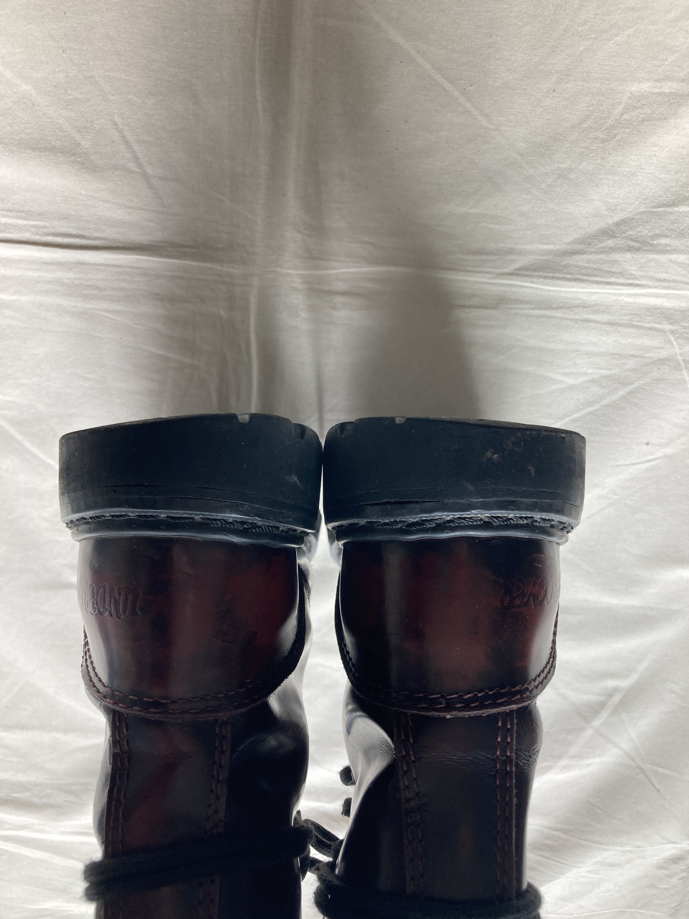 Vintage Undercover 90's Red Leather Steel Toe Punk Boots Size US 7 / IT 37 - 5 Thumbnail