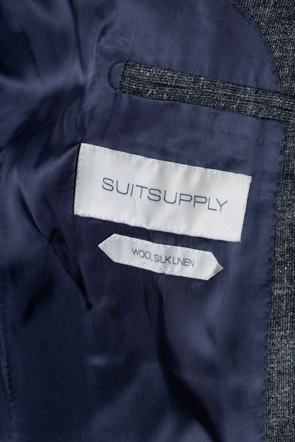 Suitsupply Suitsupply, grey Lazio single breasted suit Size 42L - 12 Thumbnail
