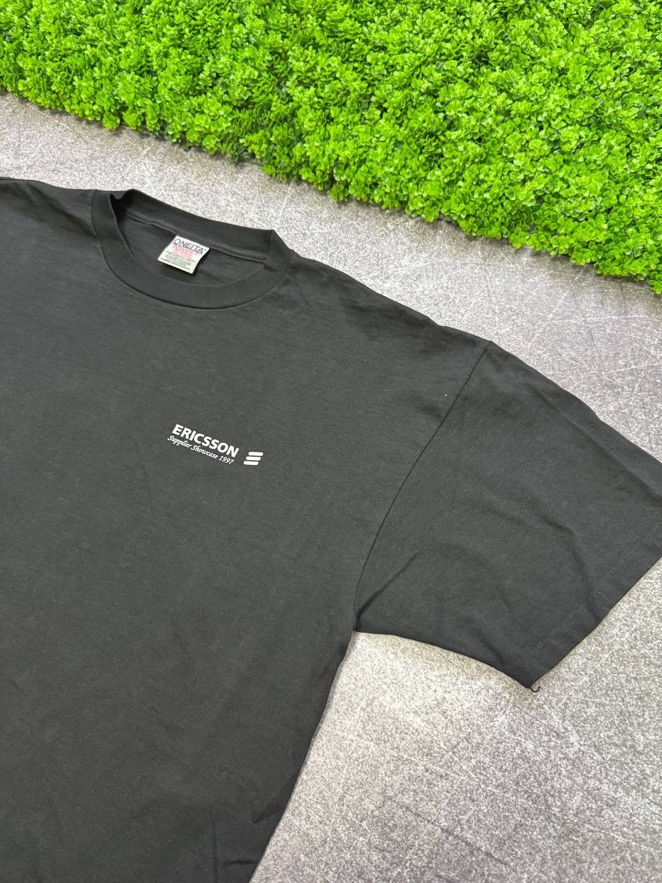 Vintage Vintage 1997 Sony Ericsson AF738 T Shirt Rare Japan Size US XL / EU 56 / 4 - 12 Thumbnail