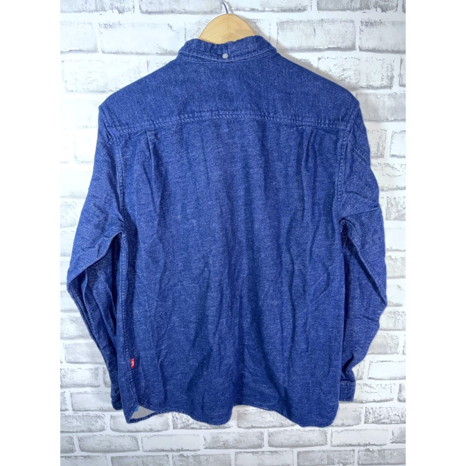 Vintage VINTAGE Stussy Blue Long Sleeve Button-Down Shirt Mens M Size US M / EU 48-50 / 2 - 7 Thumbnail