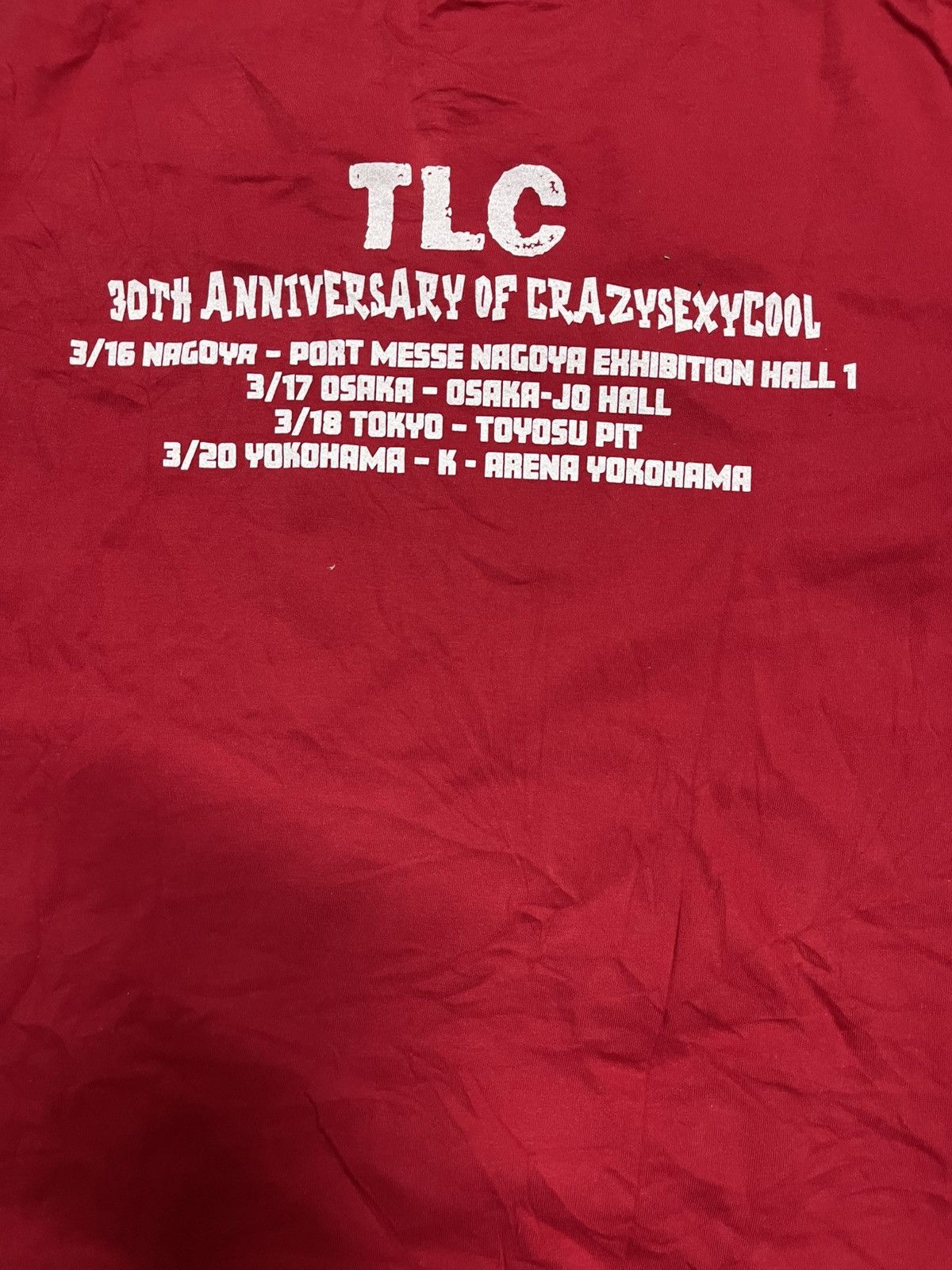 Band Tees TLC Crazy sexy cool Red Tee Shirt Size X-Large Size US XL / EU 56 / 4 - 5 Thumbnail