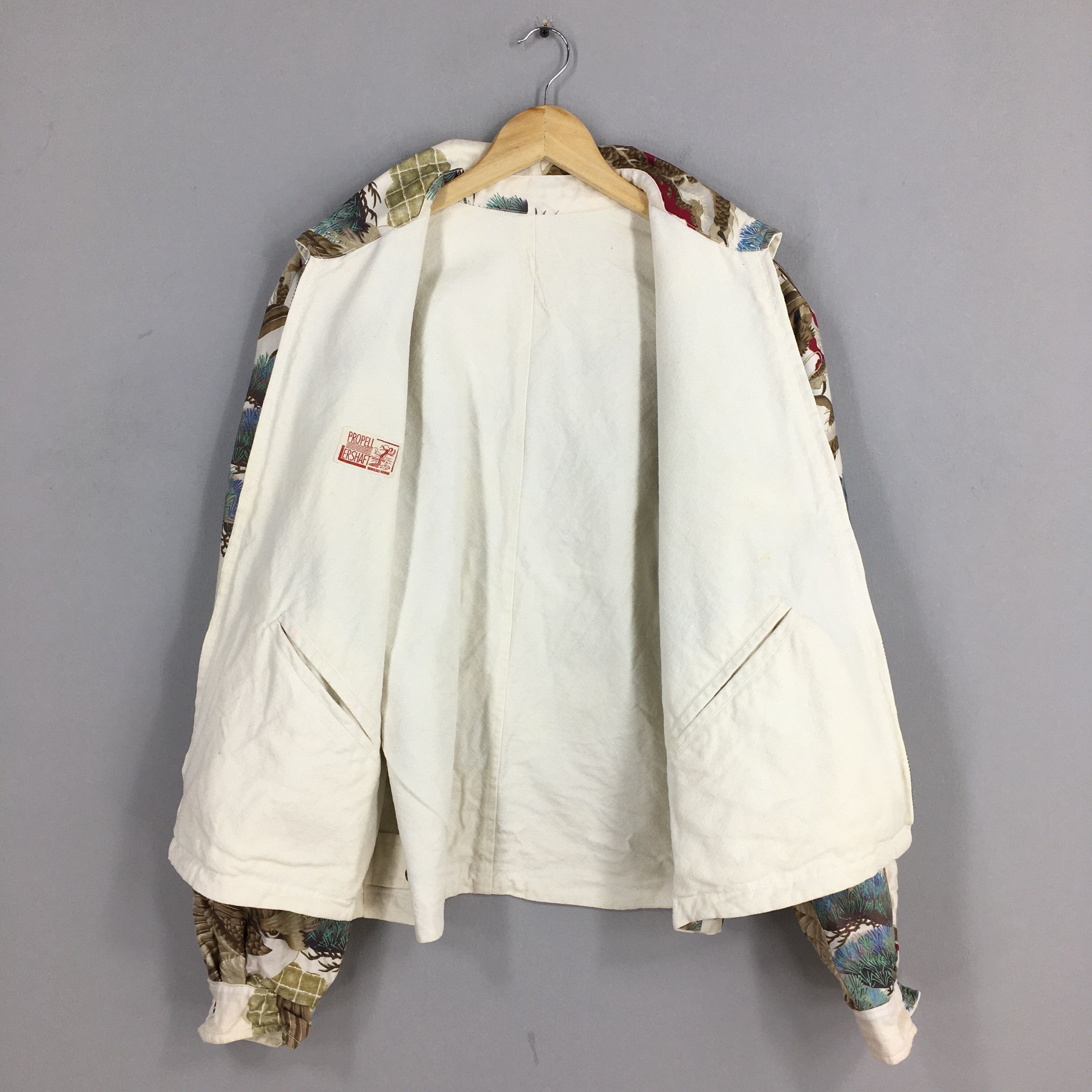 Vintage Vintage Sukajan Dragon Eagles Japan Bomber Jacket Medium Size US M / EU 48-50 / 2 - 5 Thumbnail