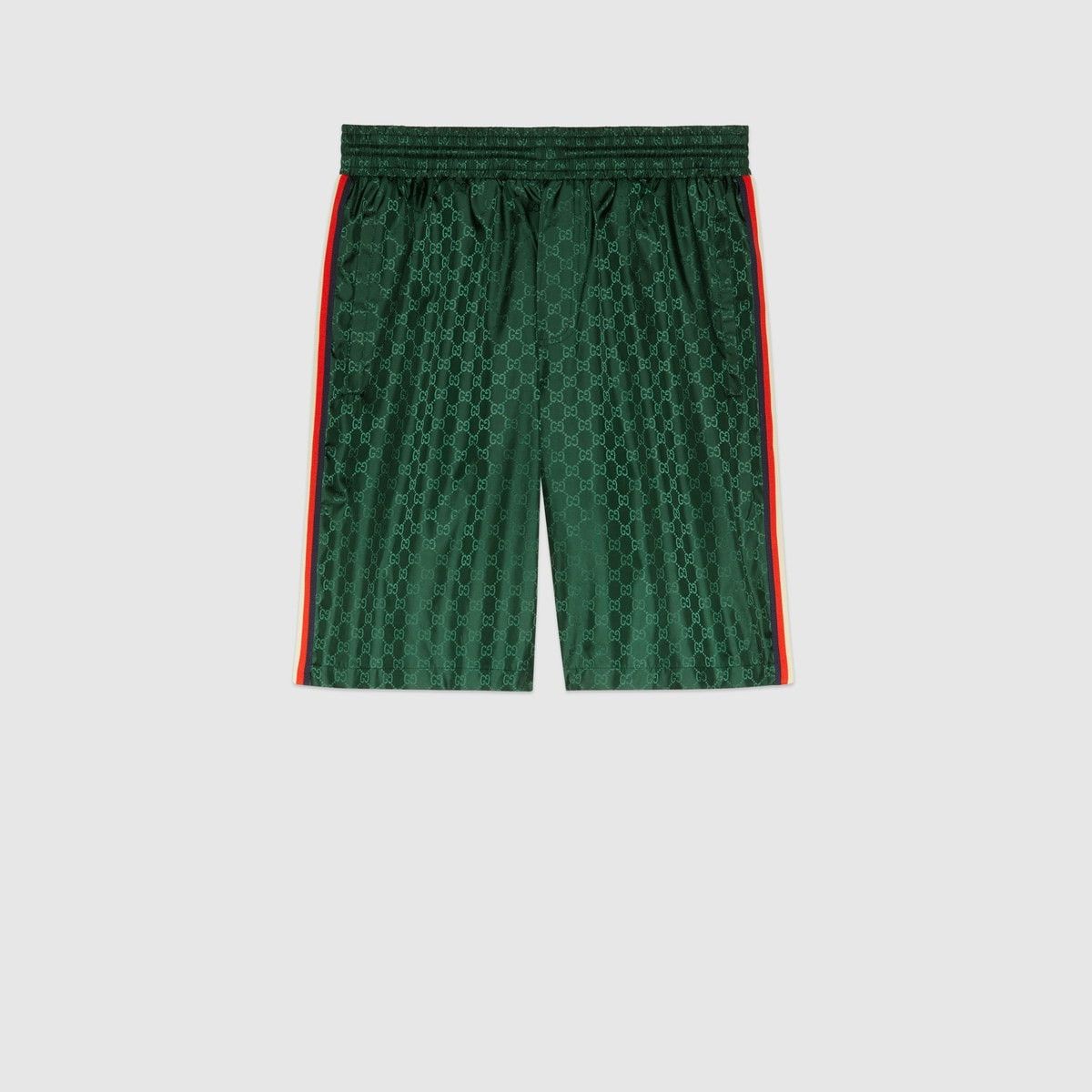 Gucci oc11z1025 GG Nylon Jacquard Swim Shorts in Green Size US 38 / EU 54 - 1 Thumbnail