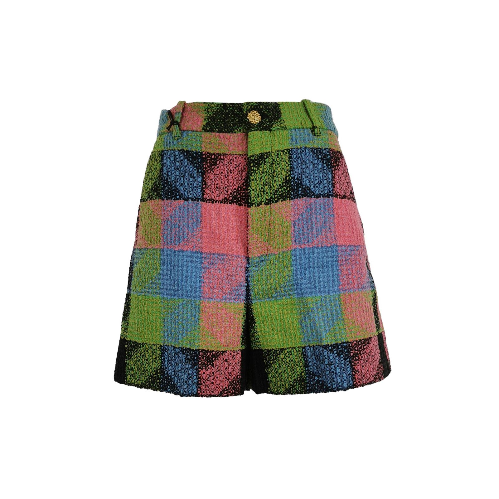 Gucci Gucci Multi Plaid Tweed Shorts Size 36 Size 25" / US 0 / IT 36 - 1 Thumbnail