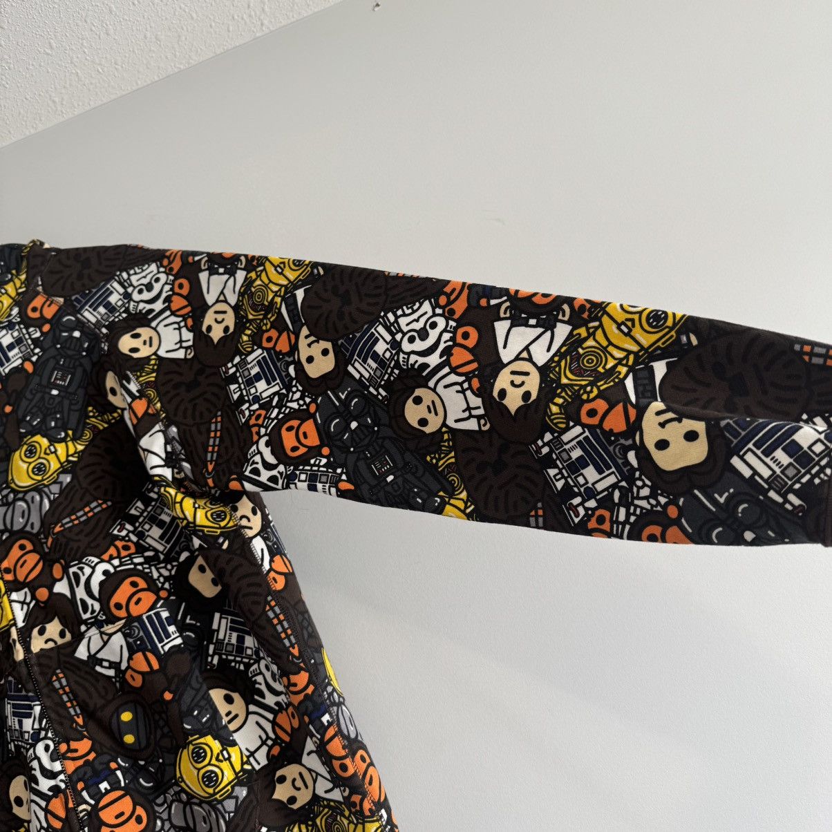Bape × Star Wars Bape Star Wars Full Zip Up Hoodie Size US L / EU 52-54 / 3 - 6 Thumbnail
