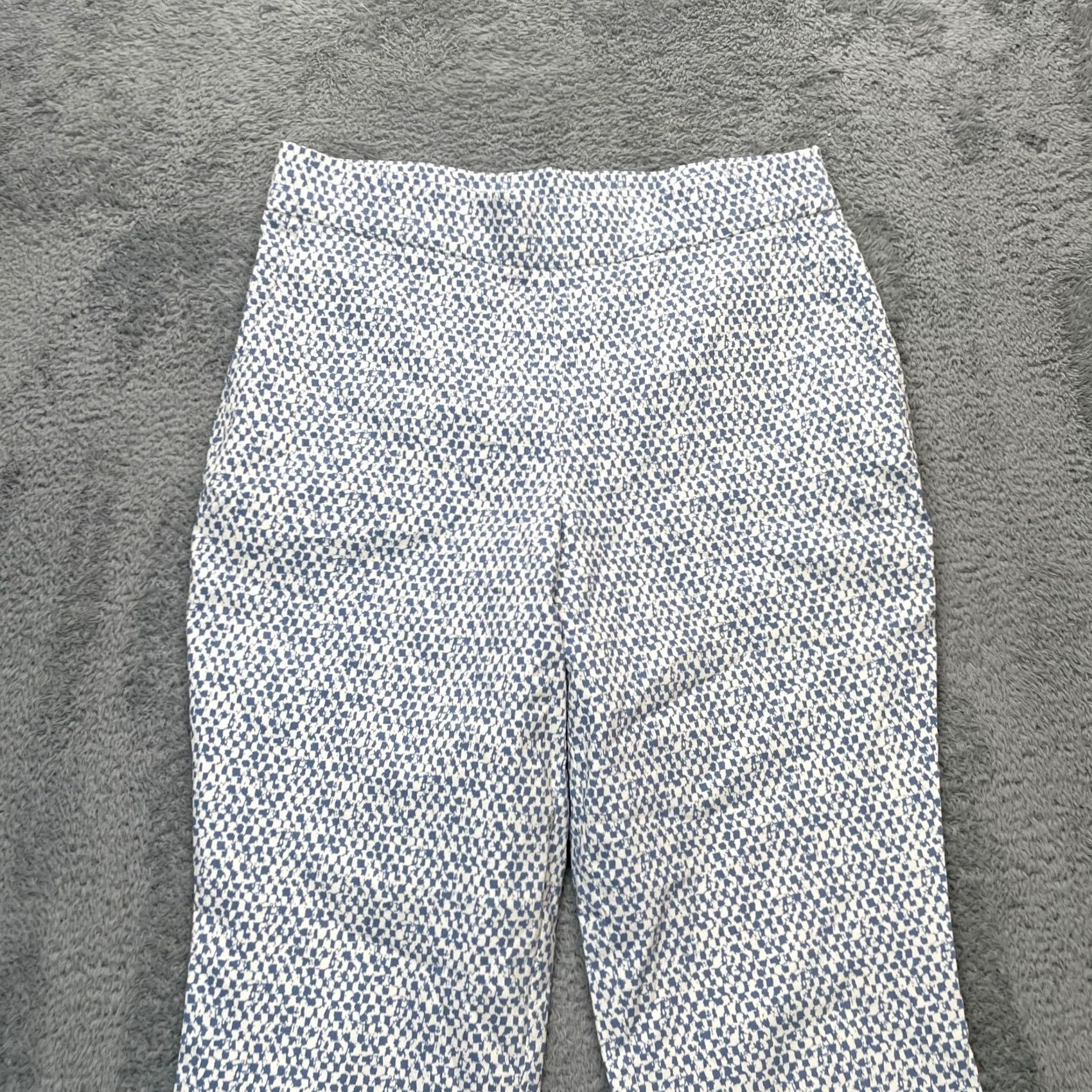 Vintage WynneLayers Pants Womens 10 White Dress Gingham Stretch Straight Leg Formal AOP Pants Size 30" / US 8 / IT 44 - 5 Thumbnail