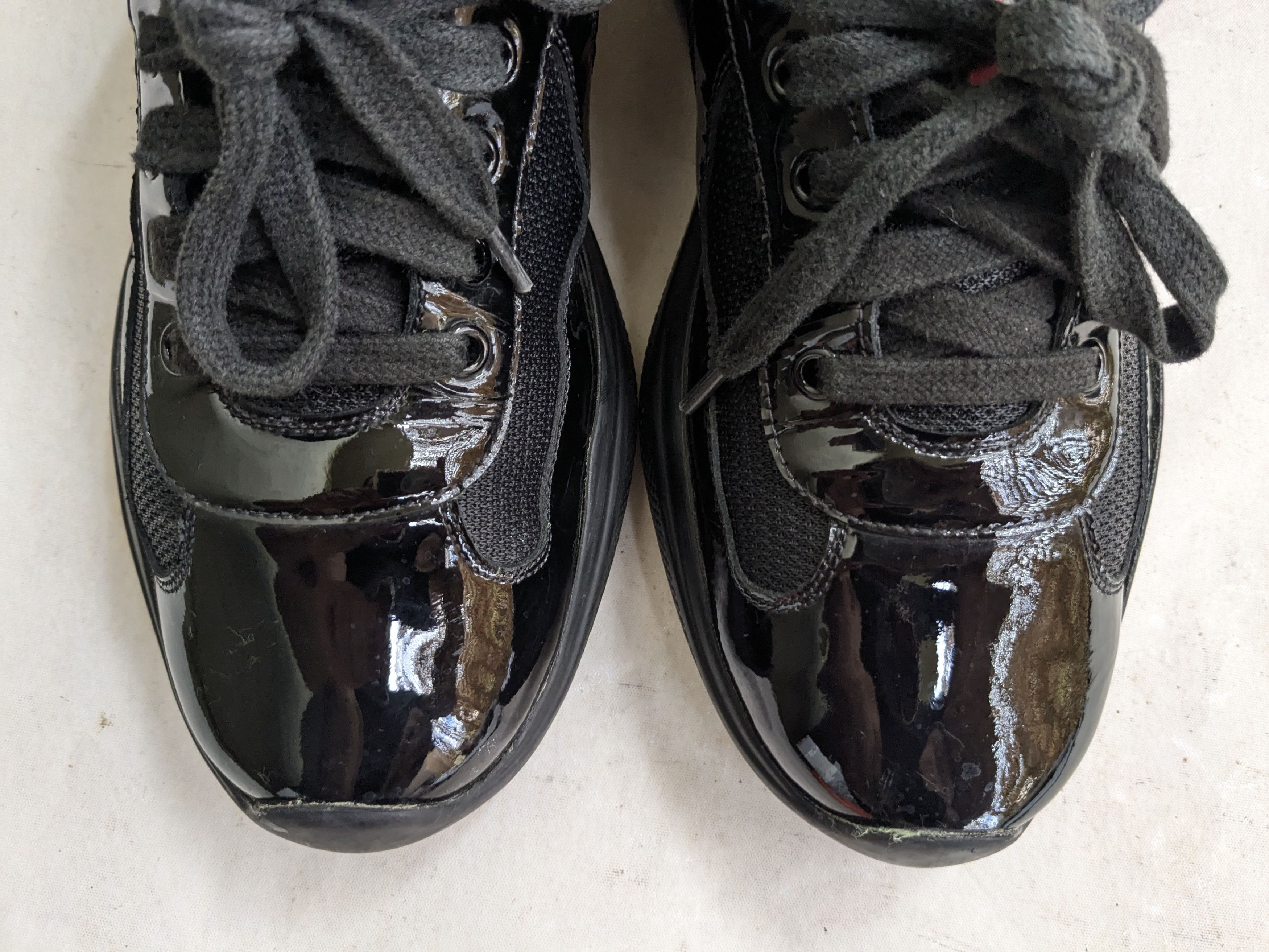 Prada Prada America's Cup Sneakers Black Patent Red 9.5 Size US 9.5 / EU 42-43 - 5 Thumbnail