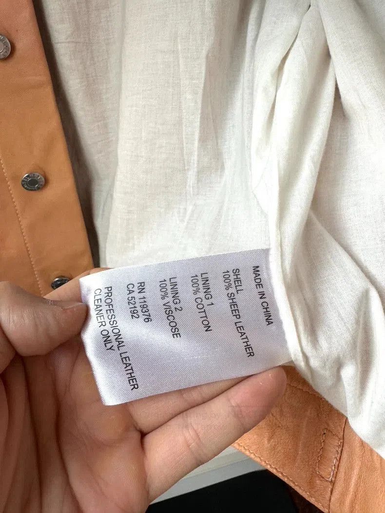 Helmut Lang Helmut Lang Orange Pink Leather Jacket. Size US L / EU 52-54 / 3 - 4 Thumbnail