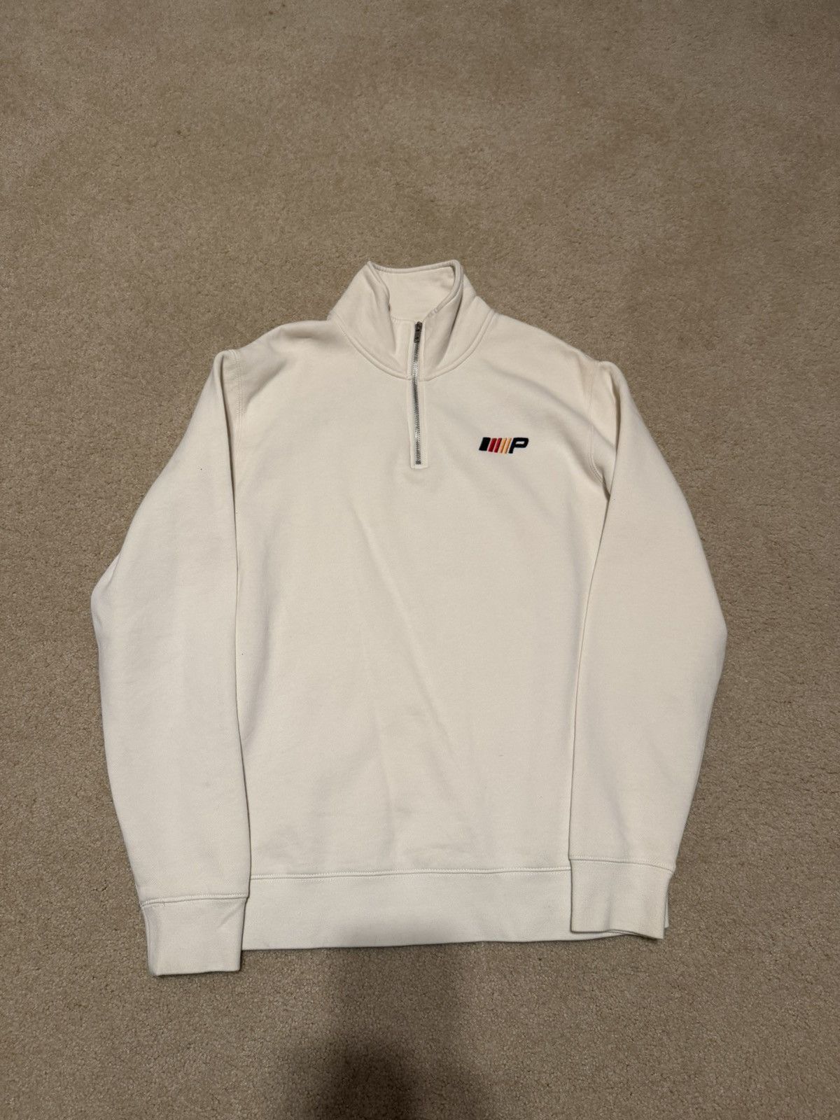 Other Playmakers Official Cream quarter zip up Sweatshirt Size US M / EU 48-50 / 2 - 1 Thumbnail