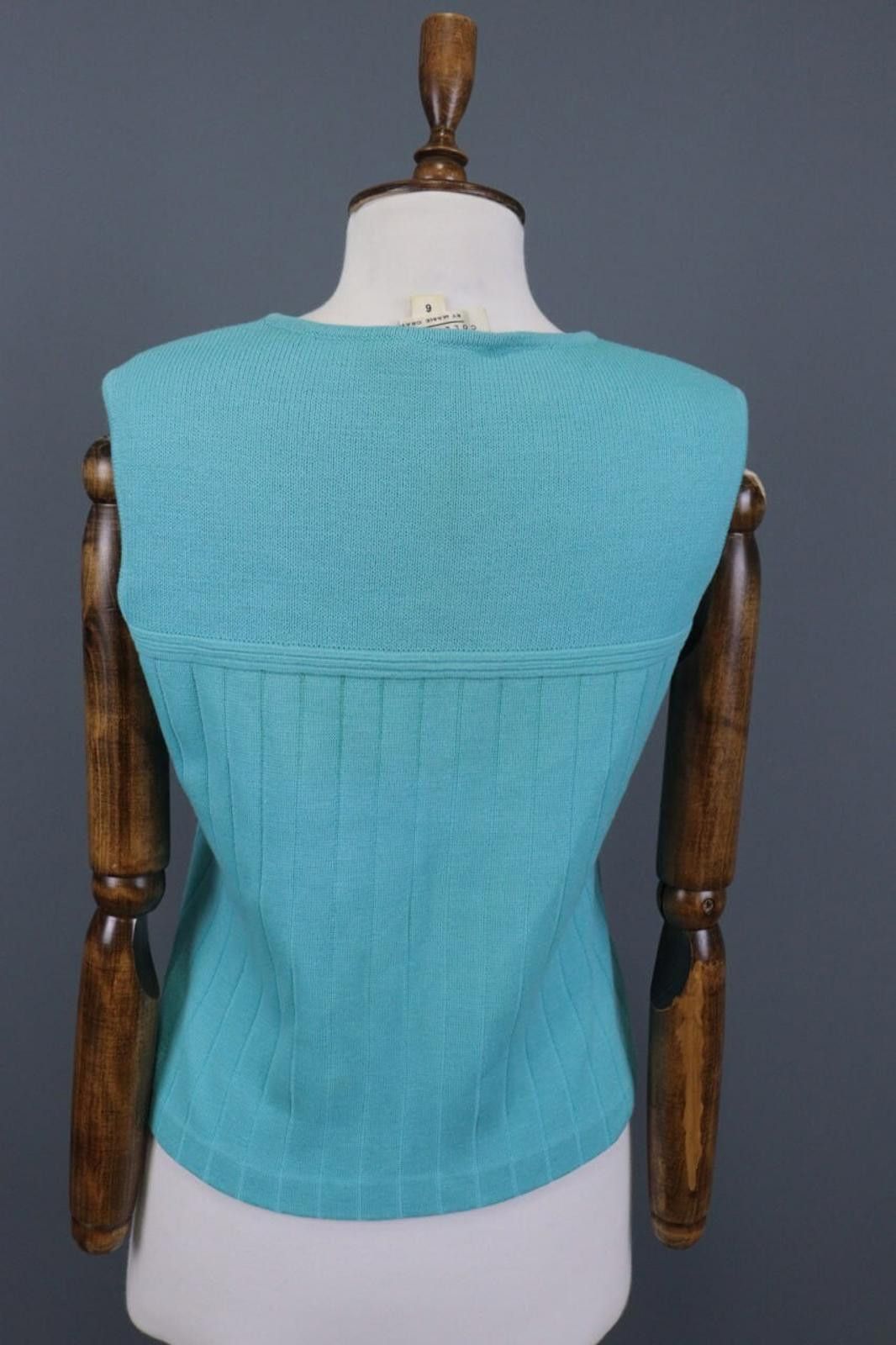 St. John St.John Collection By Marie Gray Blue Shirt / Dress Sz 6 Size M / US 6-8 / IT 42-44 - 4 Thumbnail