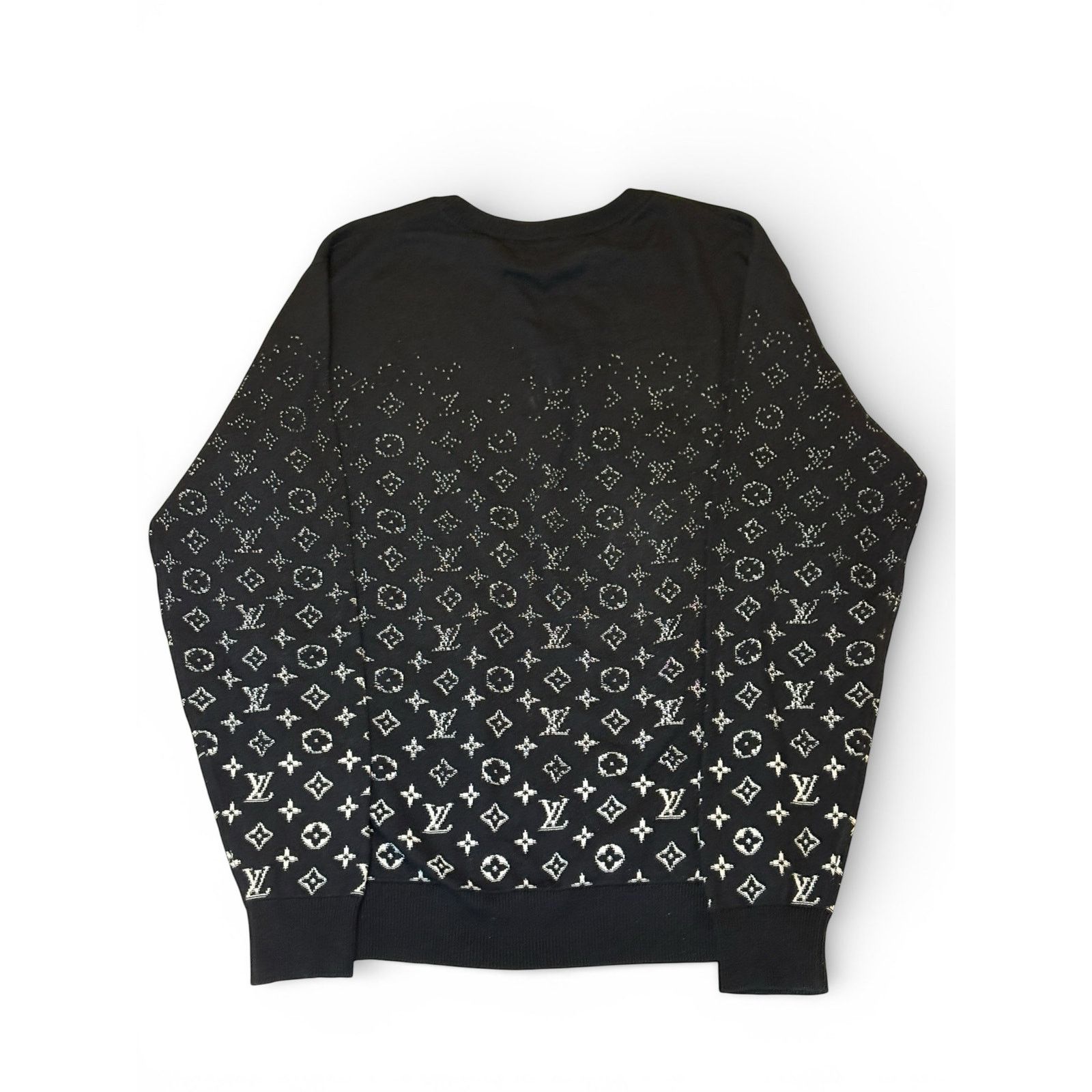 Louis Vuitton Louis Vuitton LVSE Monogram Degrade Crewneck Black/White | L Size US L / EU 52-54 / 3 - 2 Thumbnail