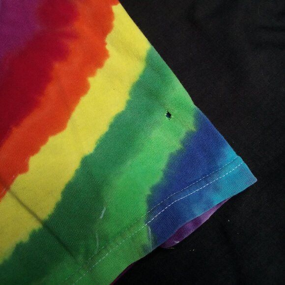 Vintage Vintage Guitar Rainbow Tie Dye T-Shirt Size US L / EU 52-54 / 3 - 5 Thumbnail