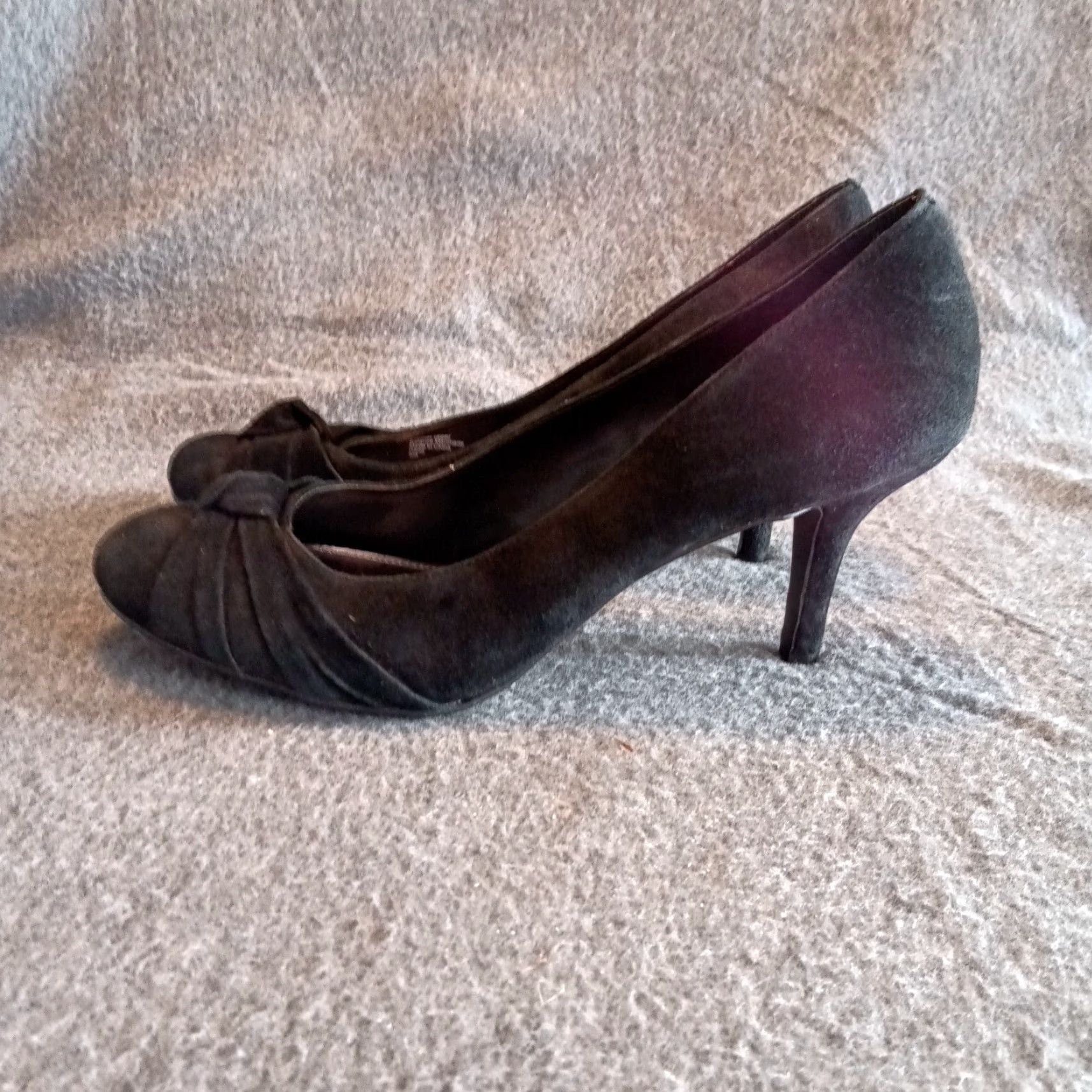 Alfani ALFANI Heel Pumps Womens 9M Black Classic Leather Bow Round Toe High Heel Size M / US 6-8 / IT 42-44 - 2 Thumbnail
