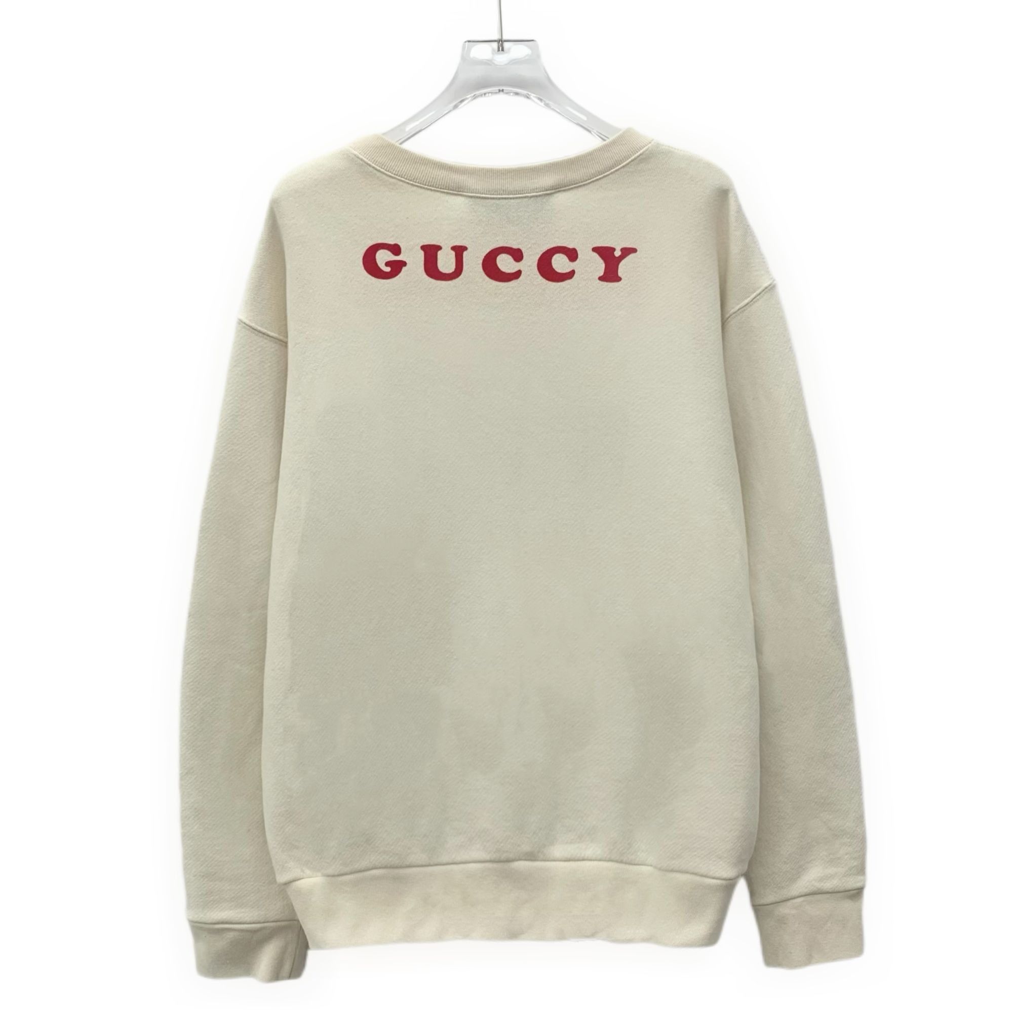 Gucci Gucci Beige Sailor Moon Comic Print Cotton Long-Sleeve Sweat Size S / US 4 / IT 40 - 7 Thumbnail