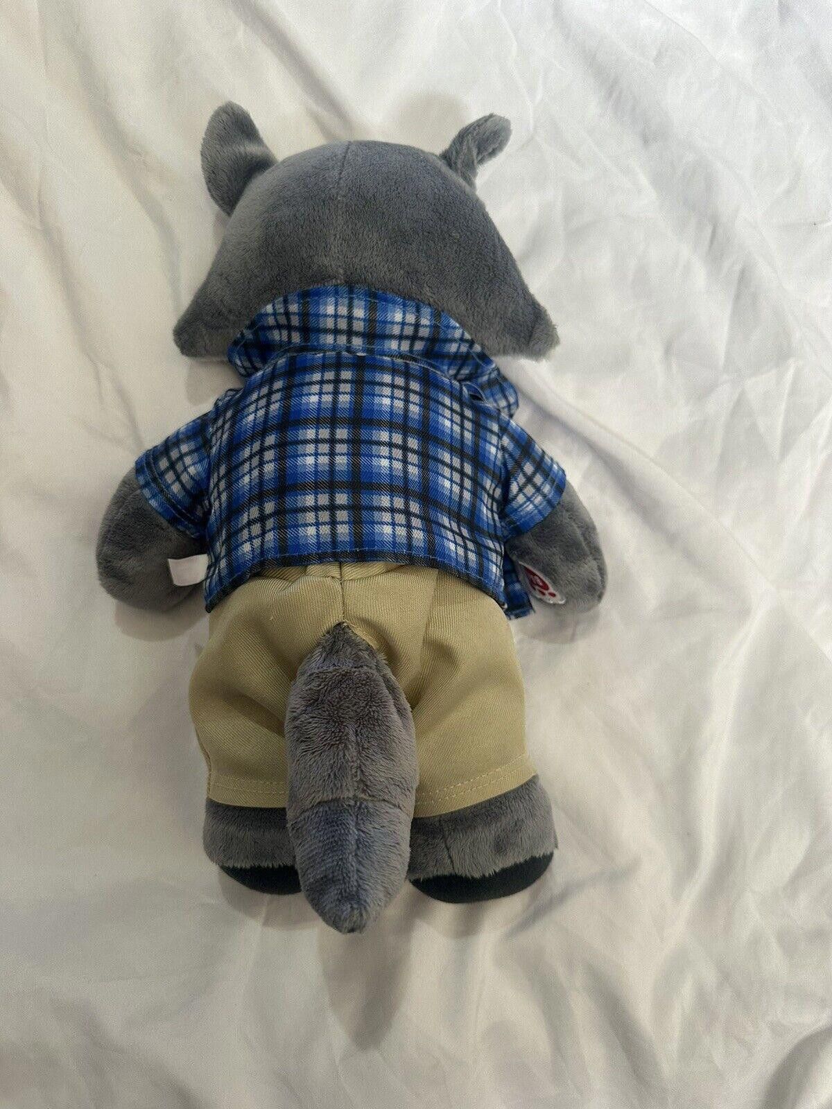 Designer Build A Bear Great Wolf Lodge GWL Oliver Raccoon 12" Size ONE SIZE - 6 Thumbnail