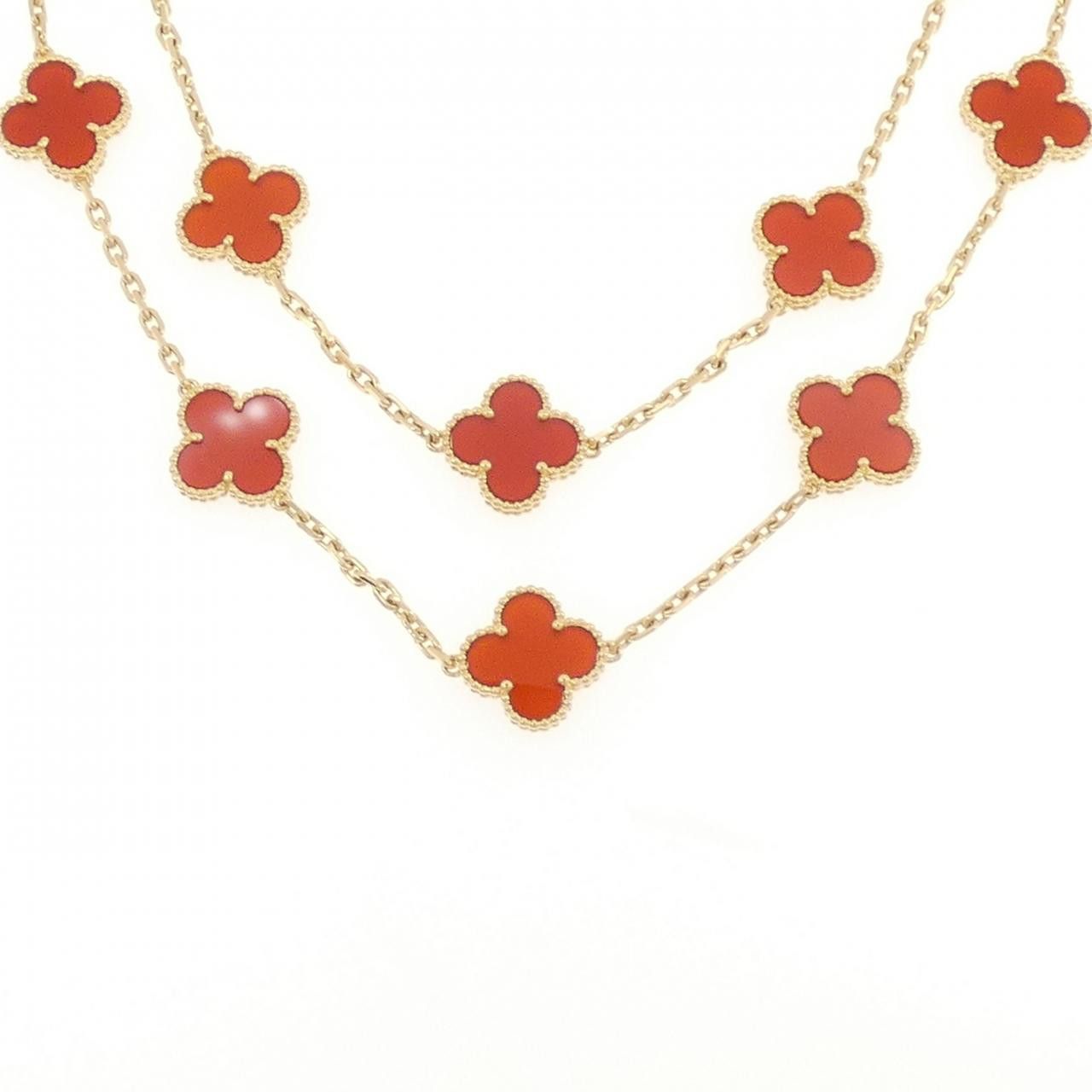 Van Cleef & Arpels Van Cleef & Arpels Van Cleef & Arpels Vintage Alhambra Au750 Necklace Metal Necklace DUTY FREE for USA Size ONE SIZE - 1 Thumbnail