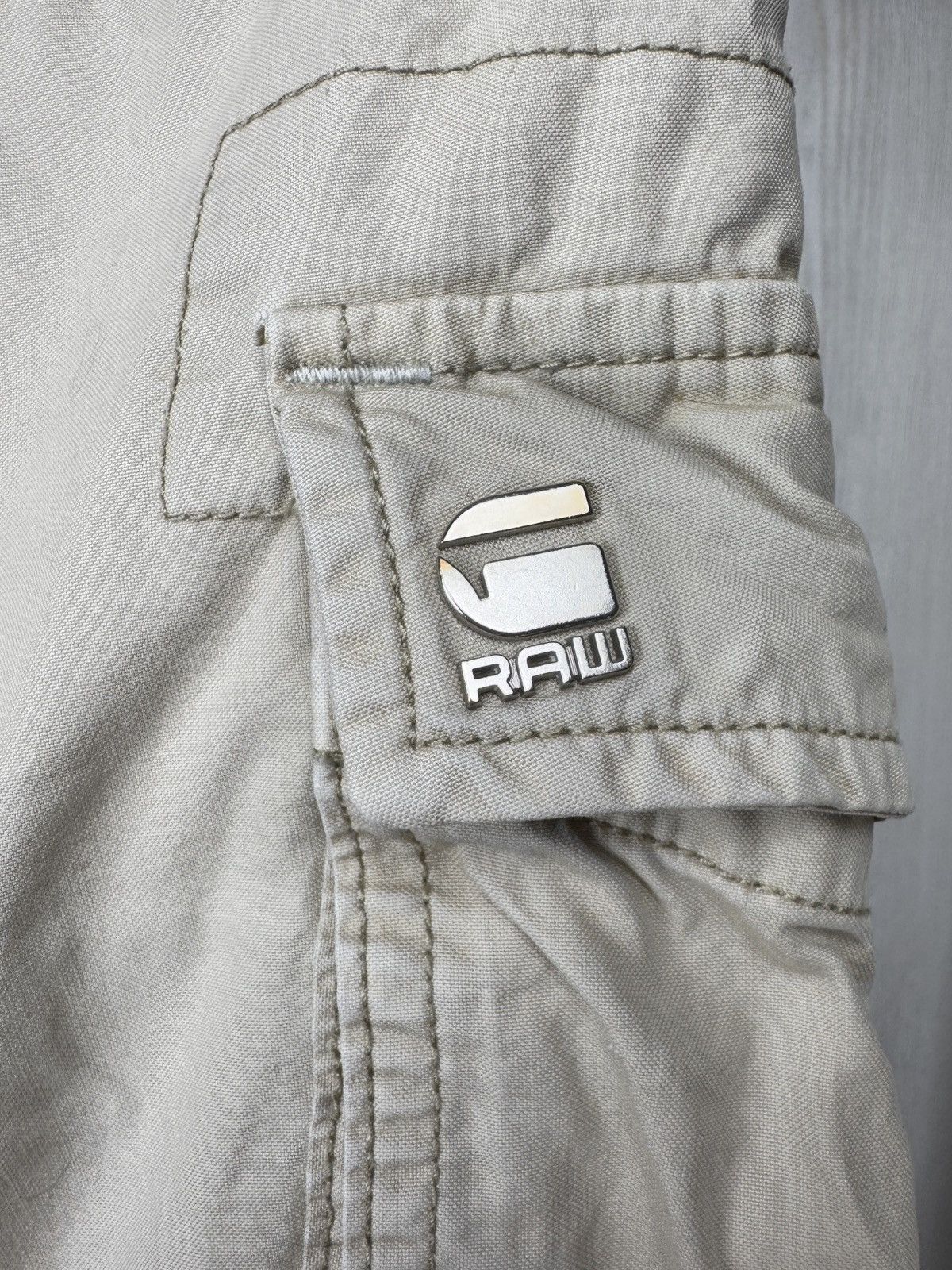 G-Star G-Star Raw Rovic Zip 3D Regular Tapered Cargo utility pants Size US 29 - 9 Thumbnail