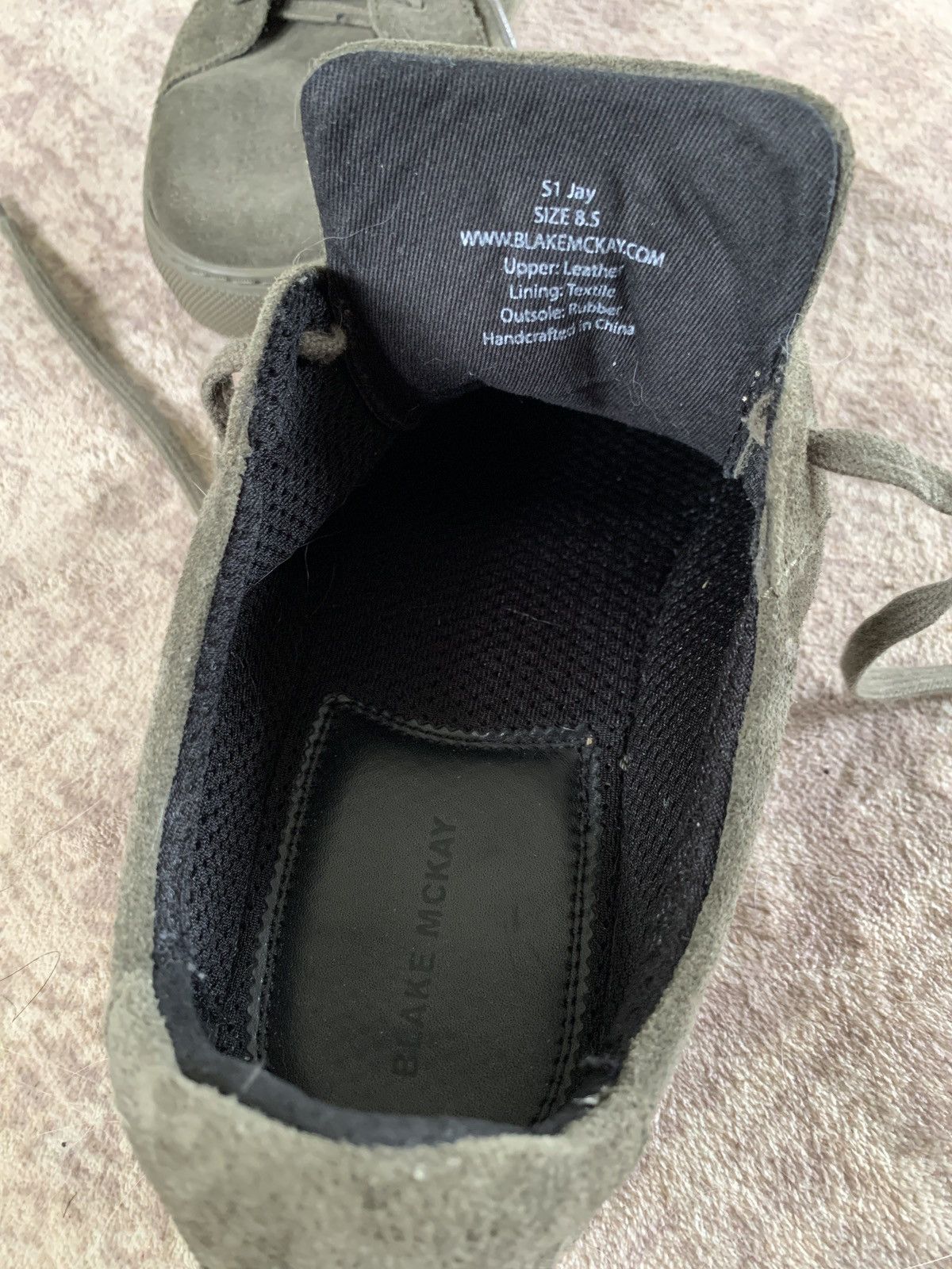 Other Blake McKay Jay Olive Suede Low-Top Sneakers Men’s 8.5 - NEW Size US 8.5 / EU 41-42 - 6 Thumbnail