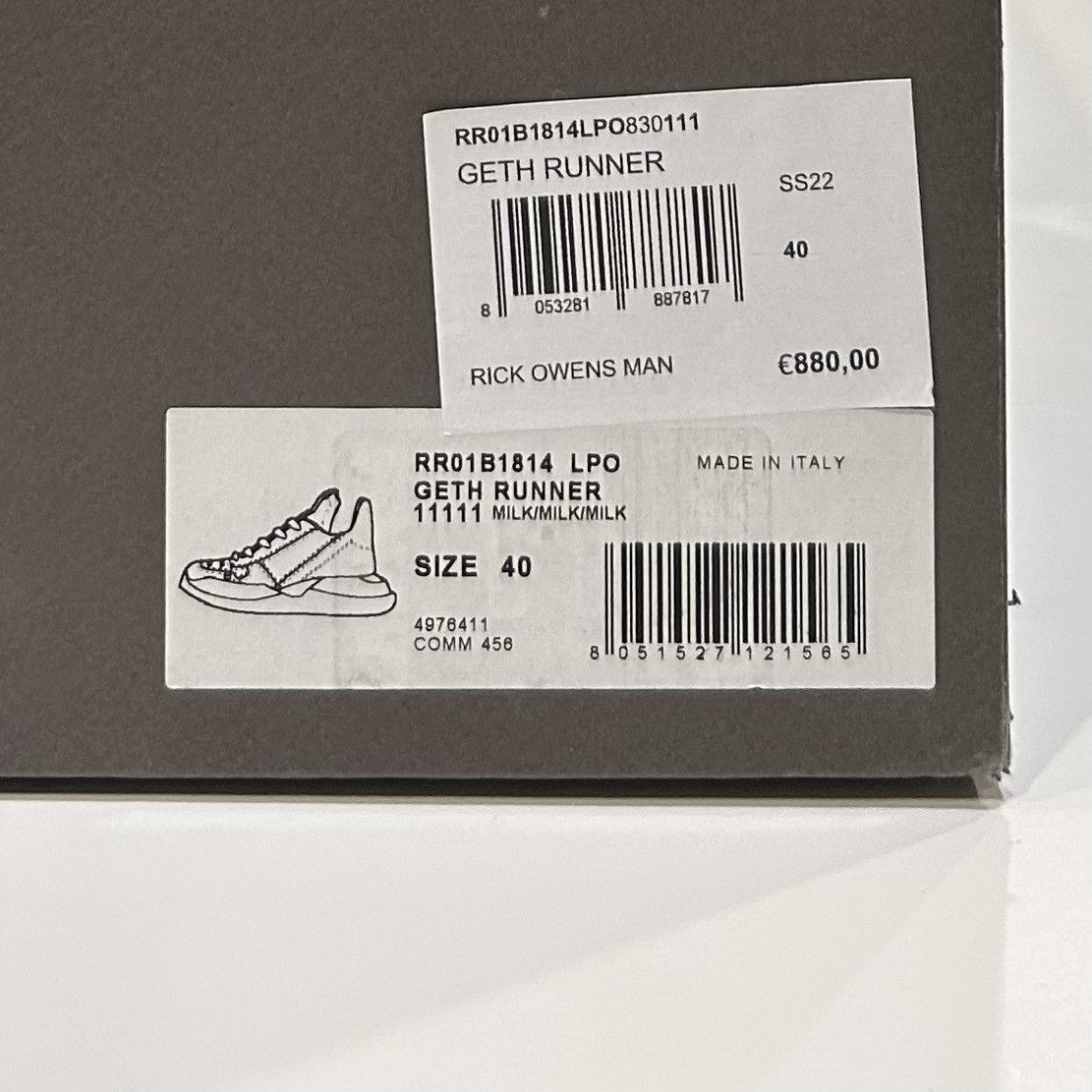 Rick Owens SS22 FOGACHINE Geth Runner Size US 7 / EU 40 - 4 Thumbnail