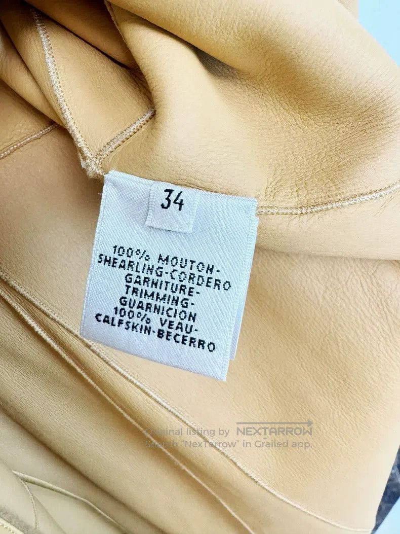 Hermes Hermes Sheepskin Coat Overcoat Size XXS / US 00 / IT 34 - 5 Thumbnail