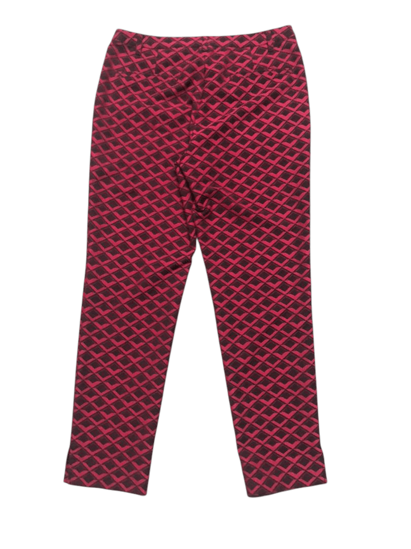 Krizia × Krizia Uomo Evex By Krizia Geometric Colourful Ankle Pants Women Size 30" / US 8 / IT 44 - 2 Thumbnail
