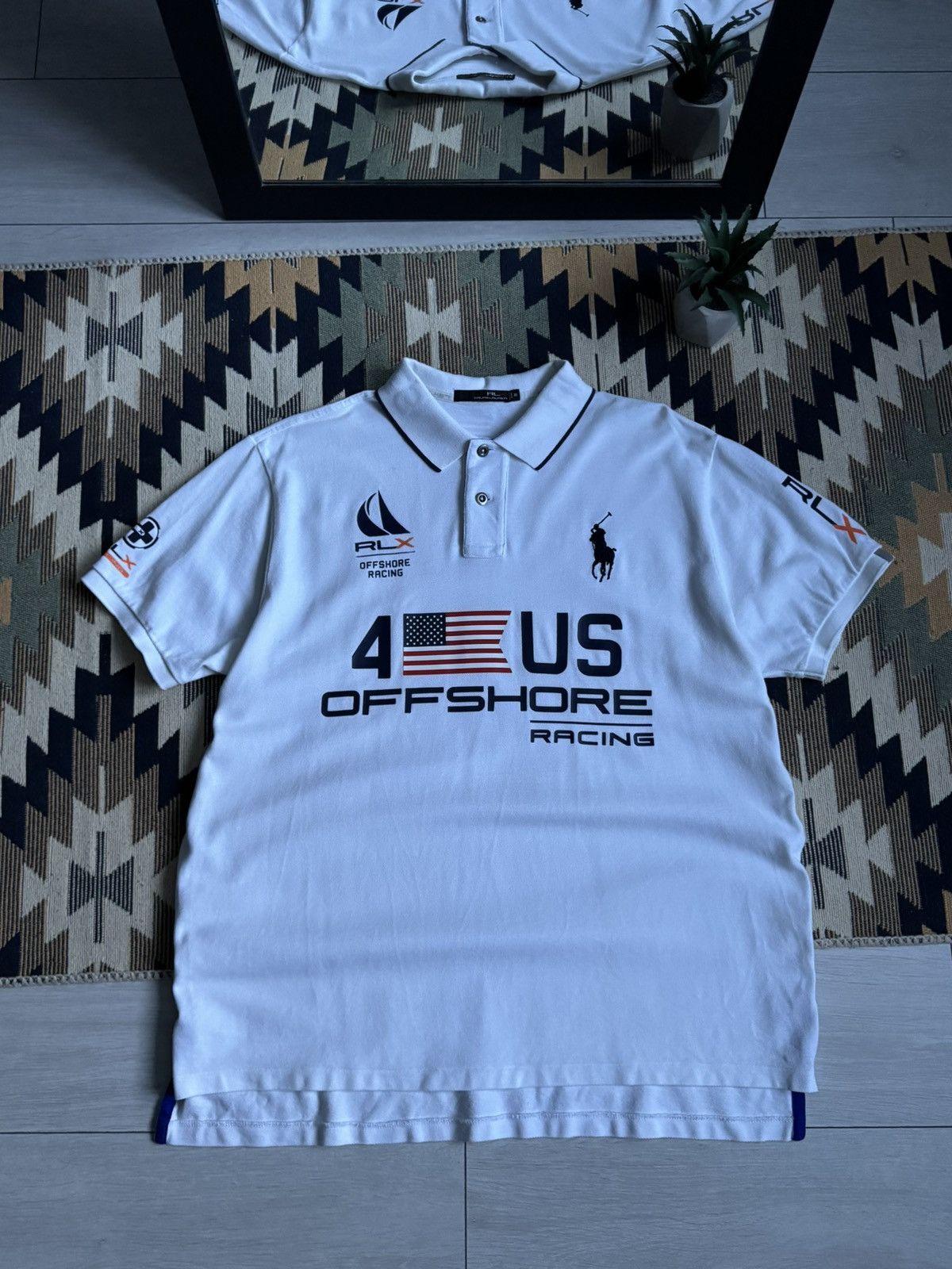 Polo Ralph Lauren Polo Ralph Lauren RLX Offshore Racing USA T-shirt Size US XXL / EU 58 / 5 - 1 Thumbnail