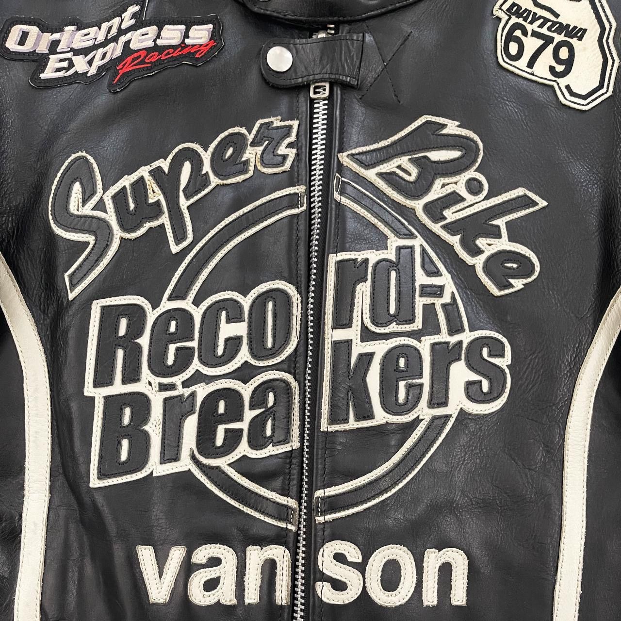 Vanson Leathers Vanson Leathers Leather Motorcycle Racing Jacket Size US XL / EU 56 / 4 - 2 Thumbnail