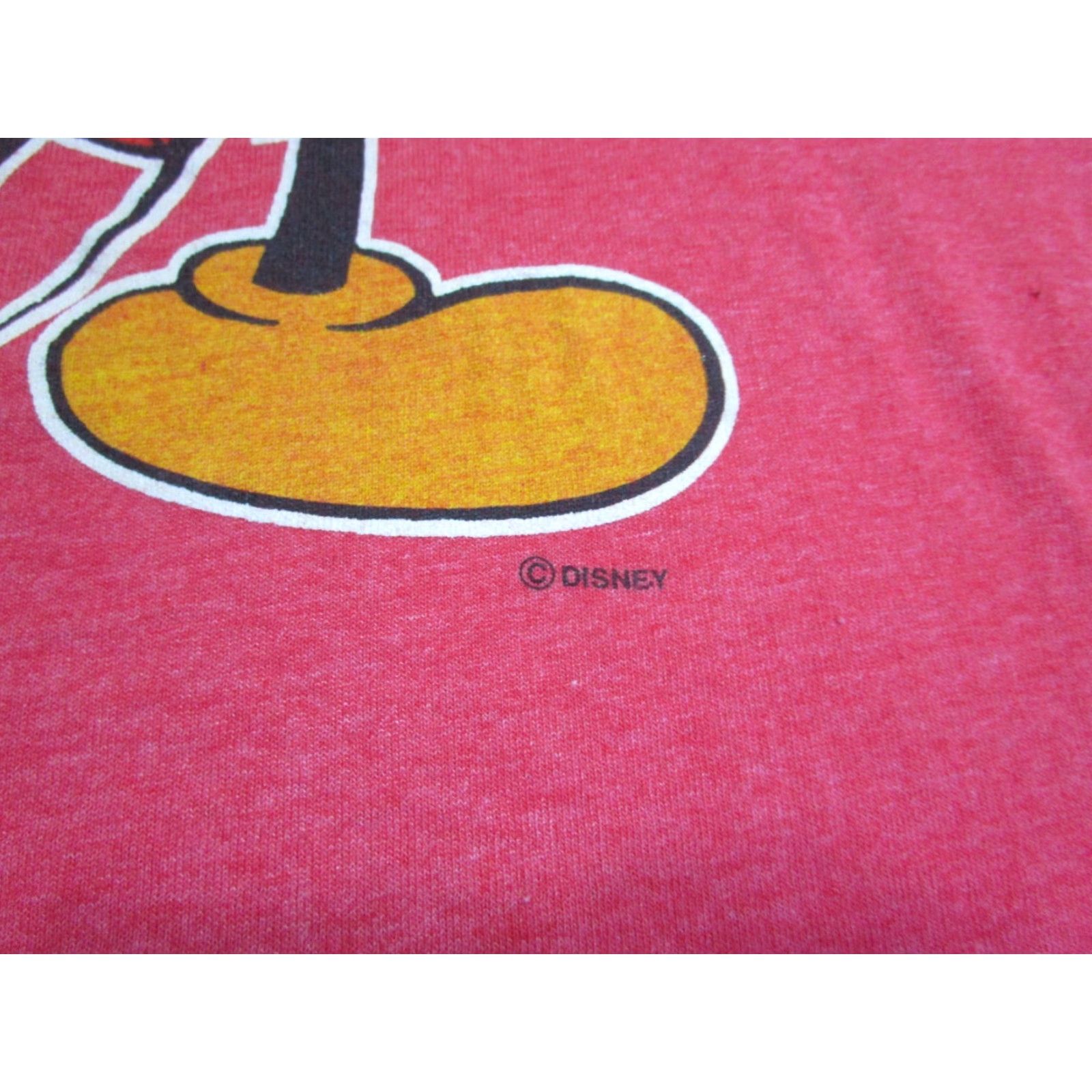 Velva Sheen VINTAGE Velva Sheen Disney T-Shirt Men XL ringer 80s Mickey Mouse Stripe California Single Stitch Band Sleeve Solid Pattern Size US XL / EU 56 / 4 - 4 Thumbnail