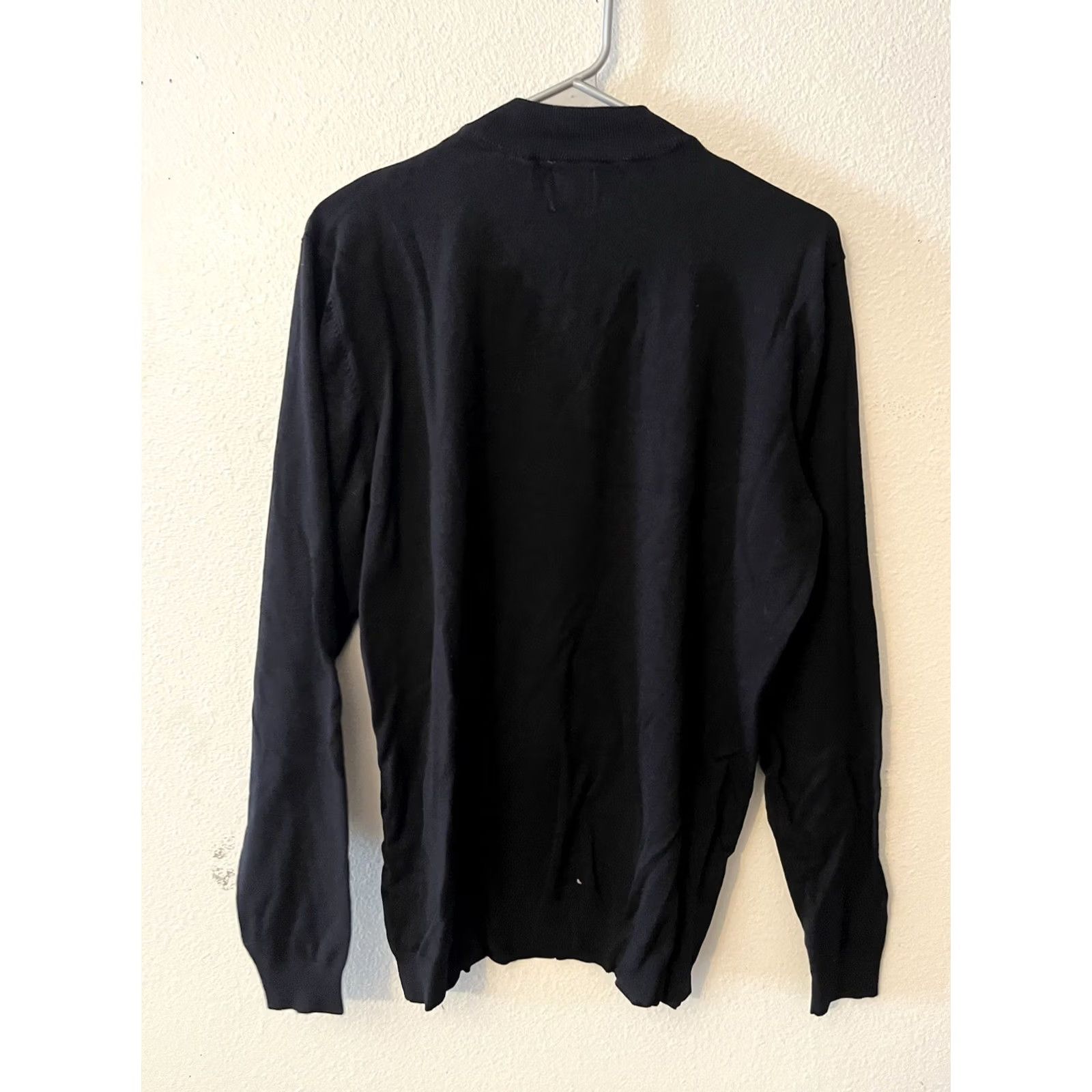 Zara ZARA Men's Black Knit Pullover Sweater Long Sleeve Crew Neck Size L Size US L / EU 52-54 / 3 - 2 Thumbnail