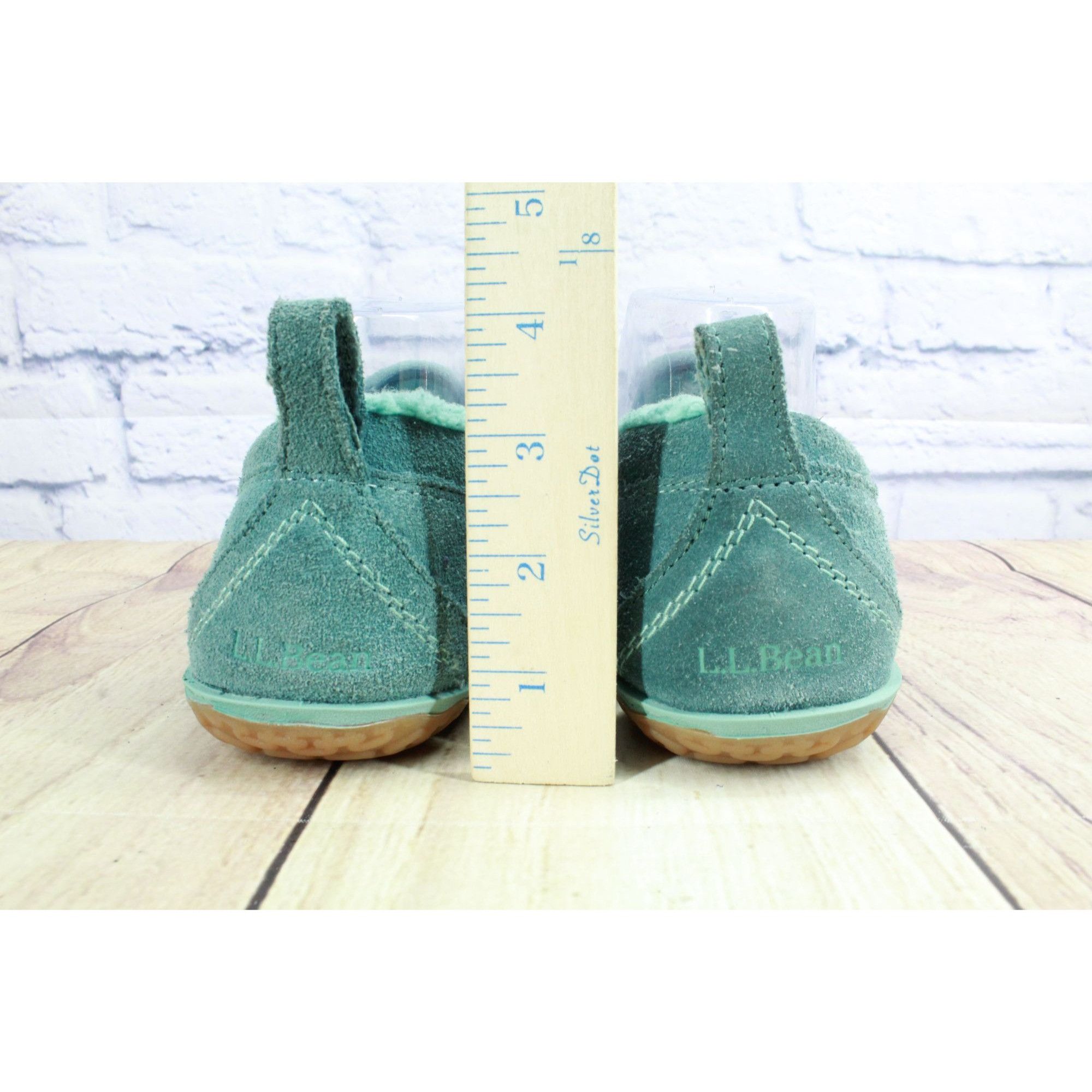 L.L. Bean LL Bean Green Fleece Lined Mountain Moccasins Size US 8 / IT 38 - 6 Thumbnail