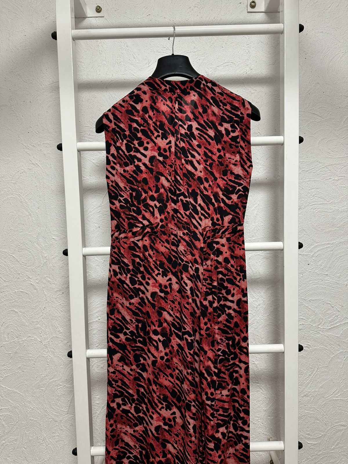 Allsaints × Dior AllSaints Red Leopard Print Dress size XS Size XS / US 0-2 / IT 36-38 - 2 Thumbnail
