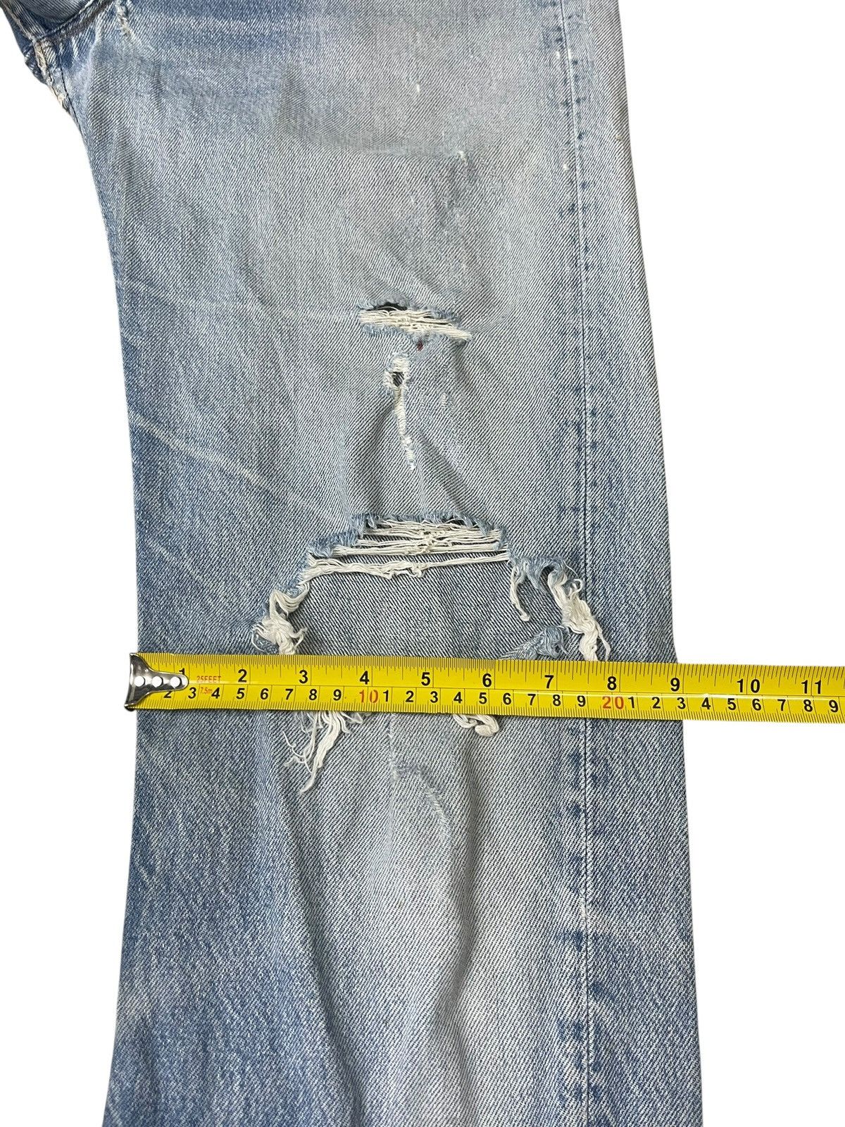Levi's Vintage Levis 501 Jeans Faded Distressed Streetwear Size US 34 / EU 50 - 15 Thumbnail