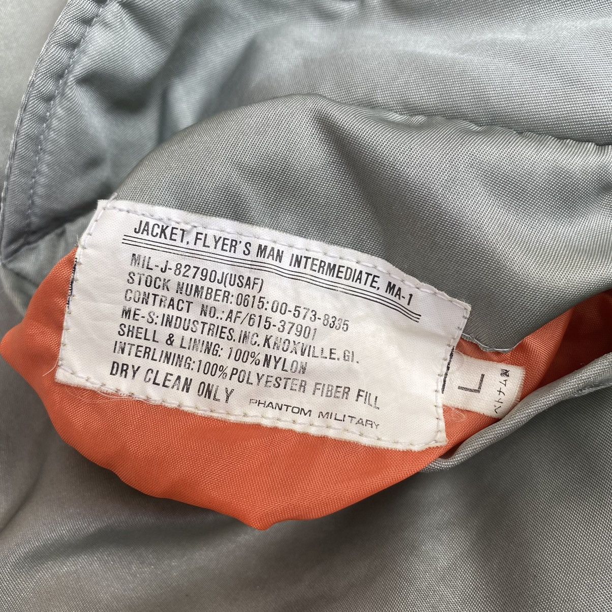 Vintage Vintage Flyer’s Man USAF Intermediate Ma-1 Bomber Jacket.#E8 Size US L / EU 52-54 / 3 - 9 Thumbnail