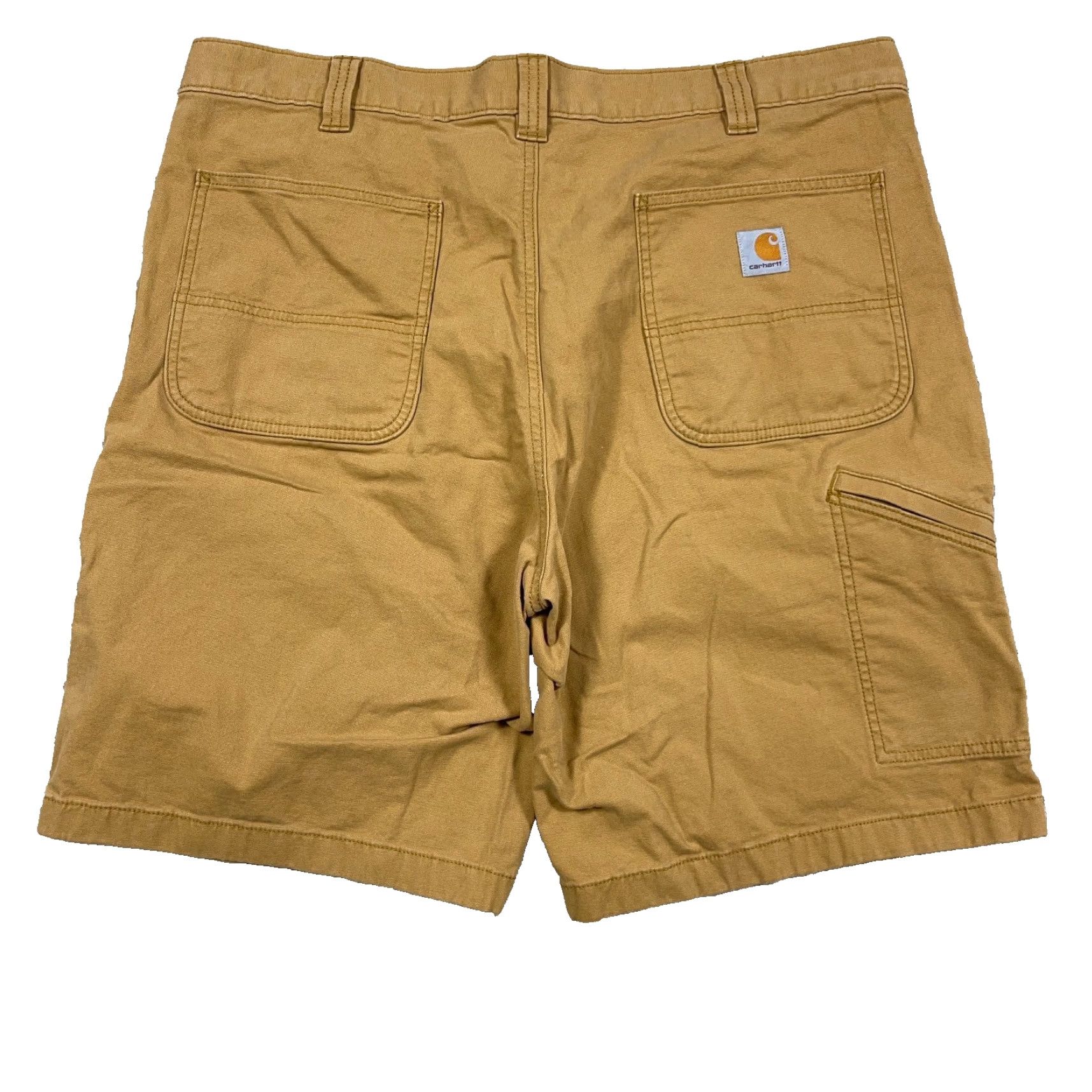 Carhartt Carhartt Shorts Men 40 Tan Brown Duck Canvas Relaxed Fit Rugged Flex Utility Cargo Pocket Casual Workwear Size US 40 / EU 56 - 2 Thumbnail