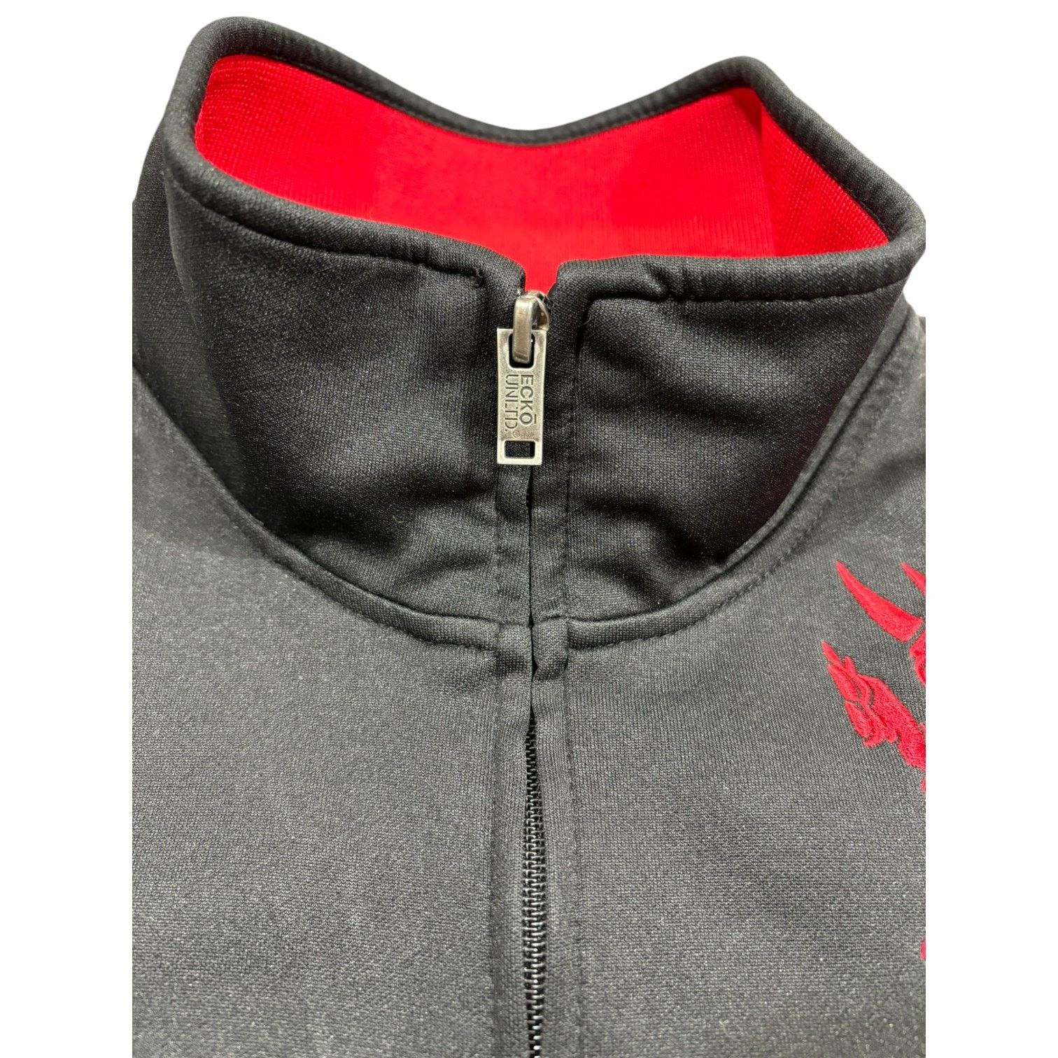 Ecko Unltd. ECKO UNLTD. Sweatshirt Size XL Black Stripes Red Embroidered Size US XL / EU 56 / 4 - 5 Thumbnail