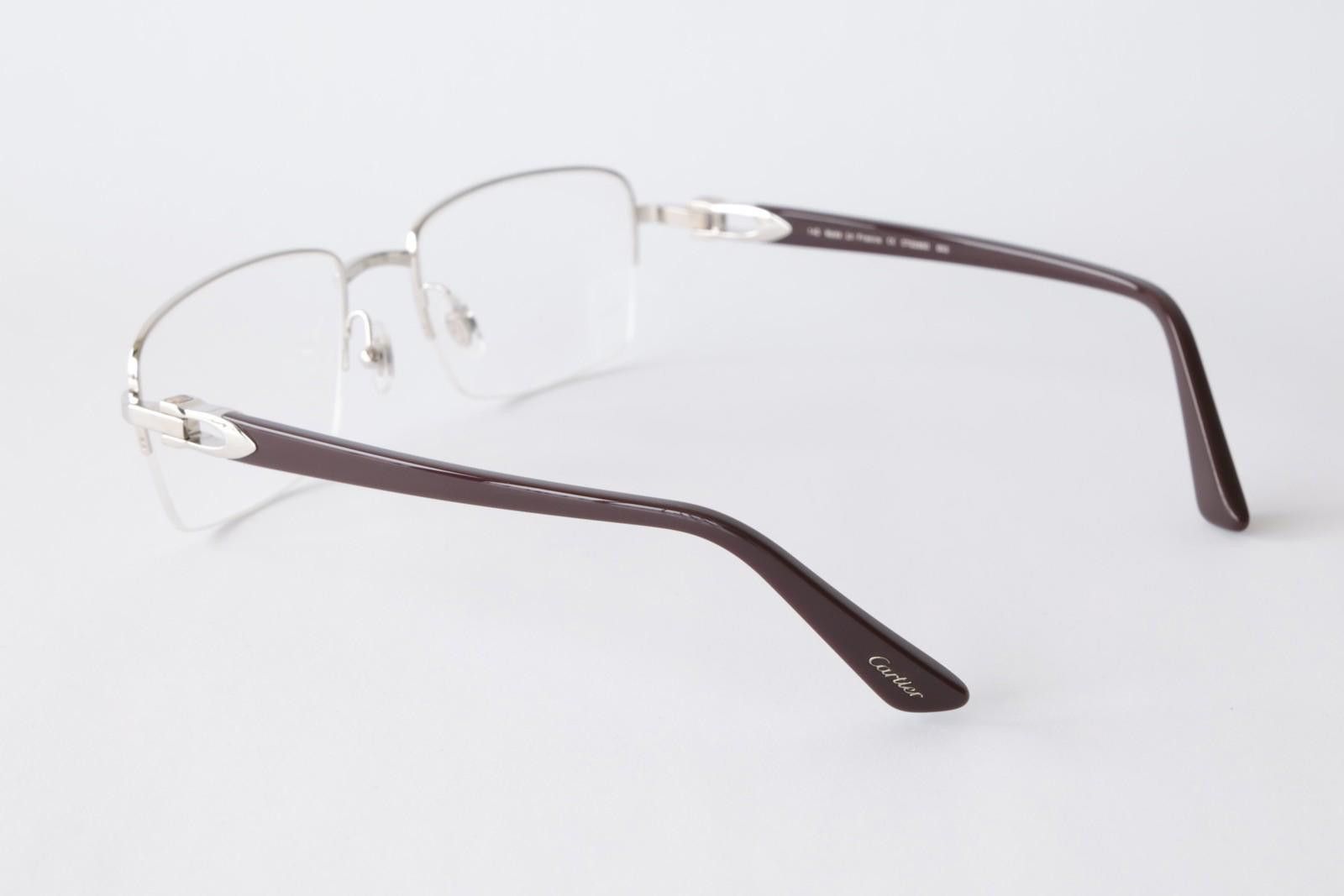 Cartier New Cartier eyewear optical eyeglasses CT0288O 003 silver Size ONE SIZE - 5 Thumbnail